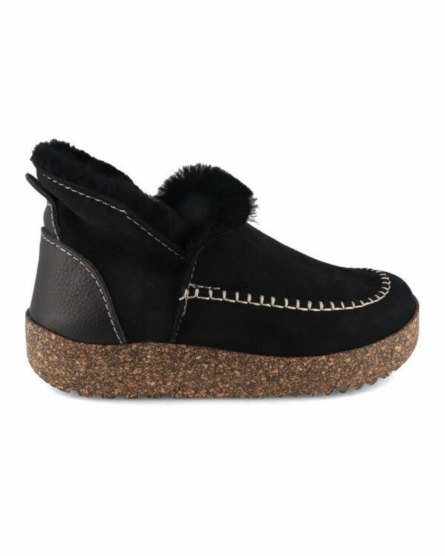 Tuffeln Gemütliche Lammfellclogs mit Kork-Naturlatex Fußbett – Ansicht 3