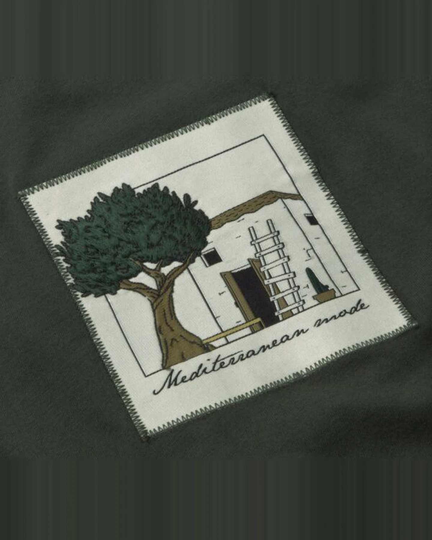thinking mu House Bottle Green Aaron Tee – Ansicht 2