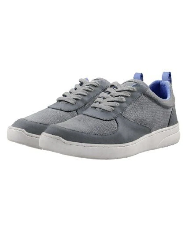 MELA Fairtrade Sneakers Damen & Herren Leder Grau