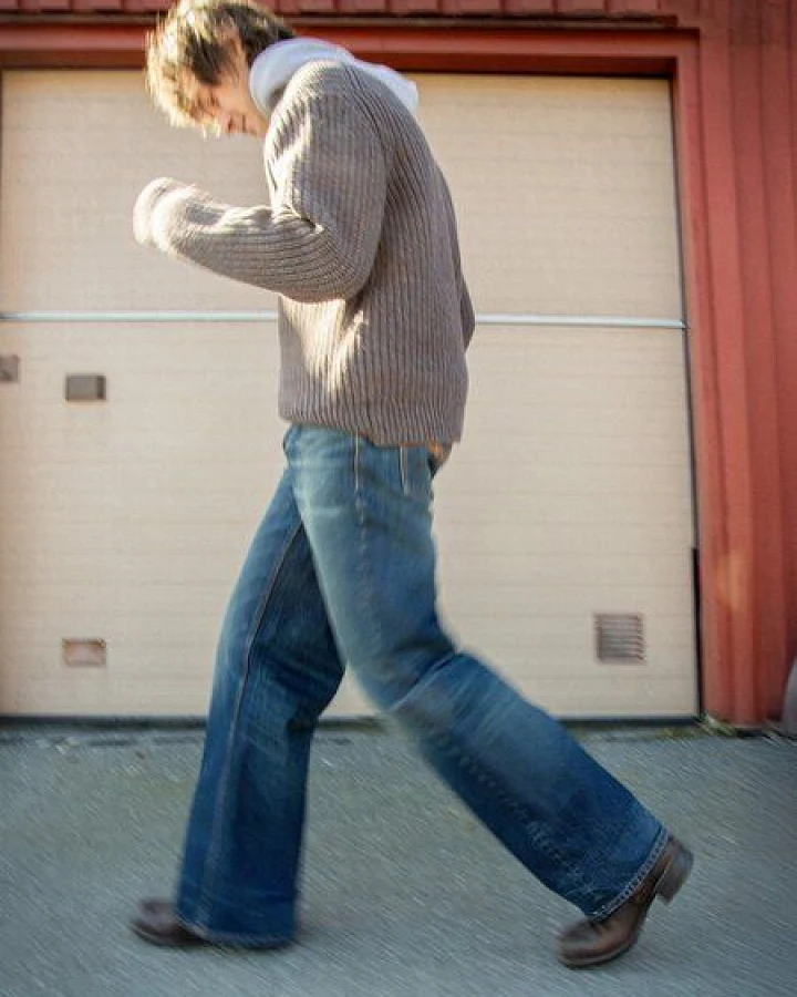 Nudie Jeans Strickpullover - August Chunky Crewneck