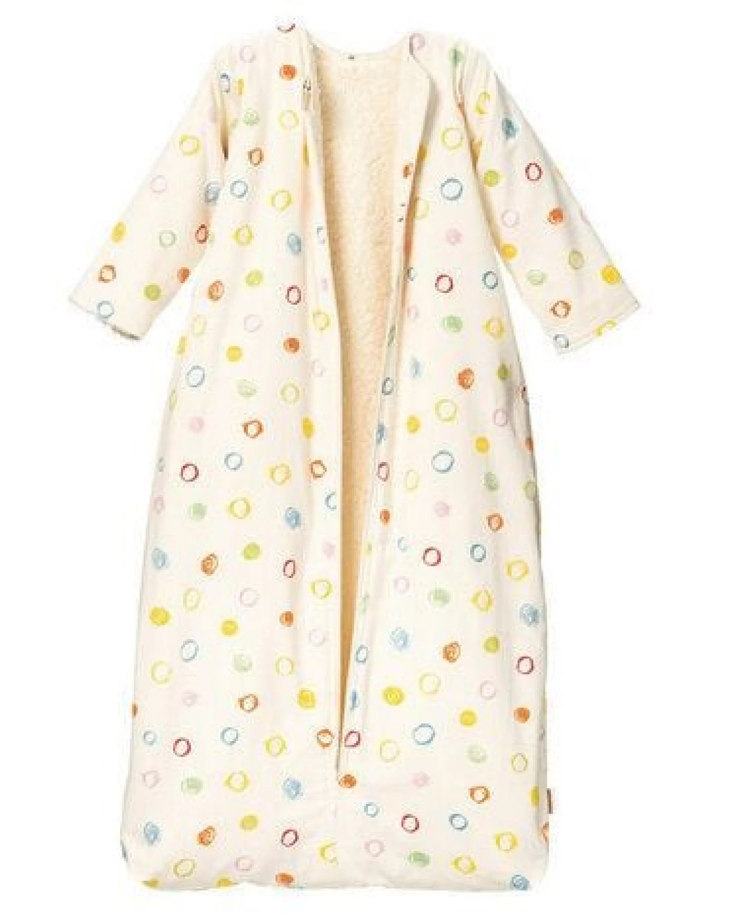 Cotonea Bio Kinderschlafsack mit Teddyplüsch-Futter & abnehmbare Arme – Ansicht 3