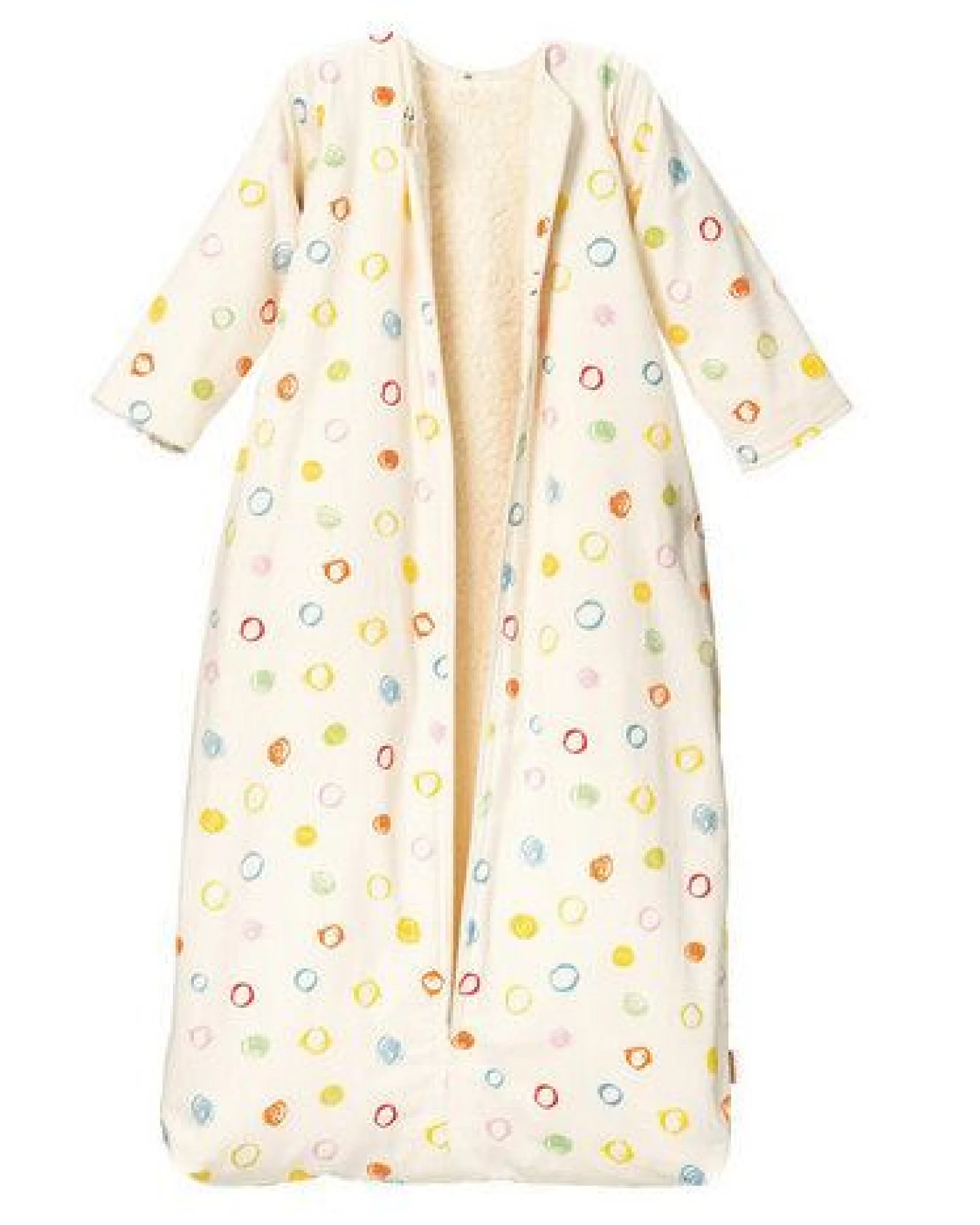 Cotonea Bio Kinderschlafsack mit Teddyplüsch-Futter & abnehmbare Arme – Ansicht 3