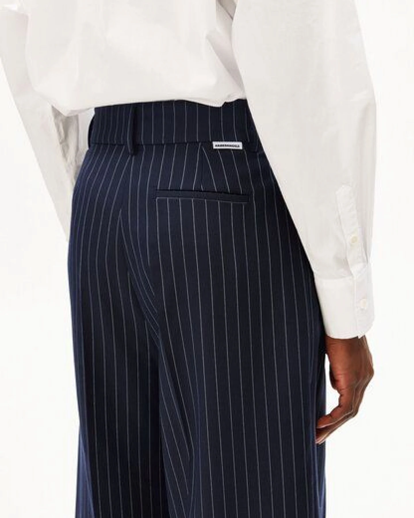 ARMEDANGELS PINSTRIPE KAAYUA Damen Webhose aus TENCEL Lyocell Mix – Ansicht 3