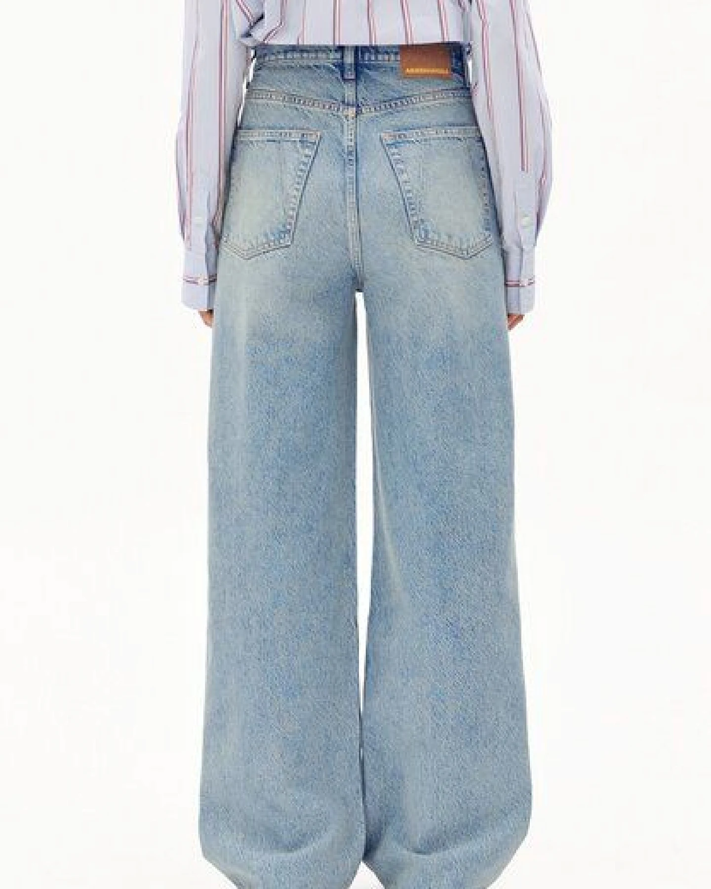 ARMEDANGELS ENIJAA Damen Wide Leg Jeans aus recyceltem Baumwoll-Mix – Ansicht 2