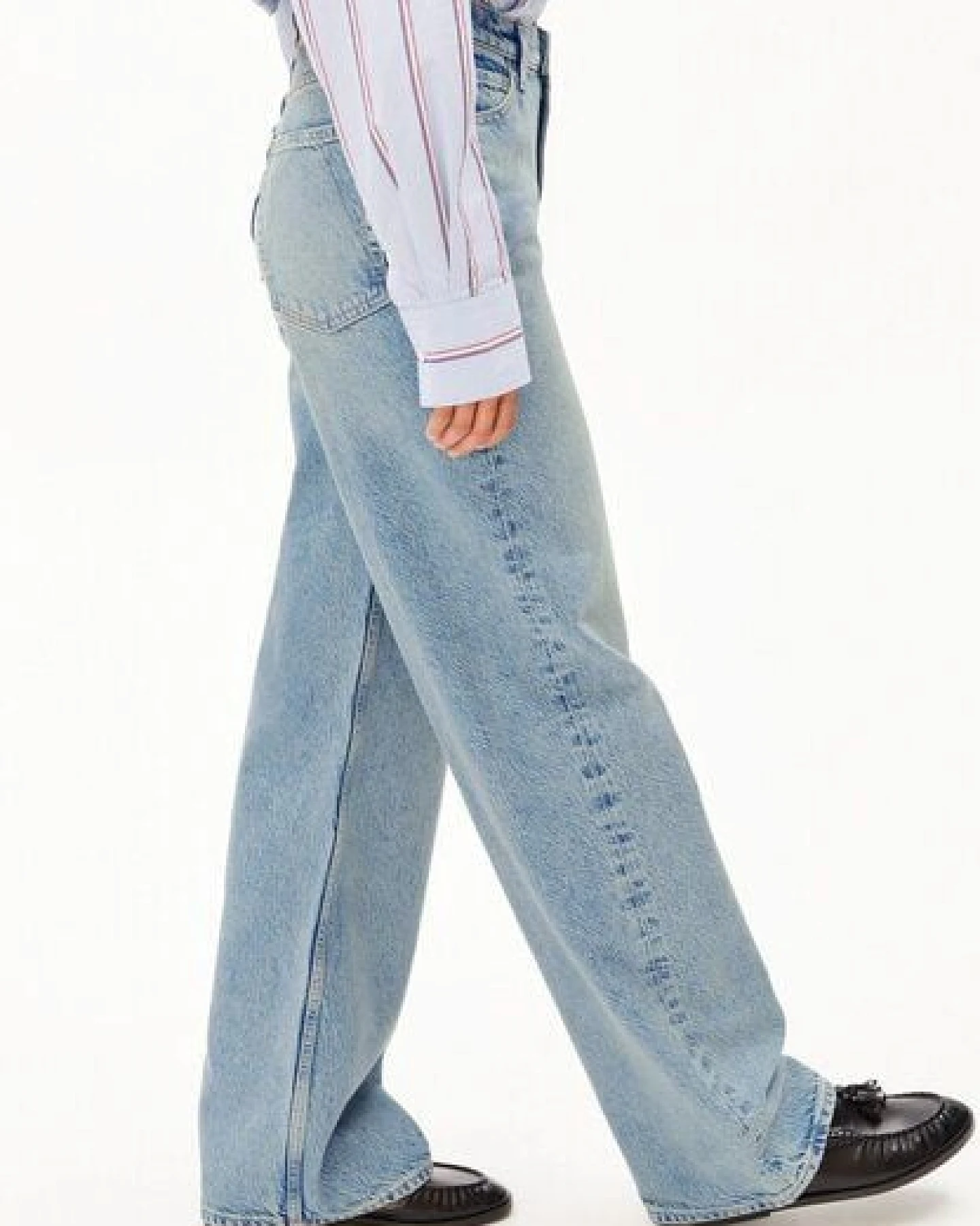 ARMEDANGELS ENIJAA Damen Wide Leg Jeans aus recyceltem Baumwoll-Mix – Ansicht 4