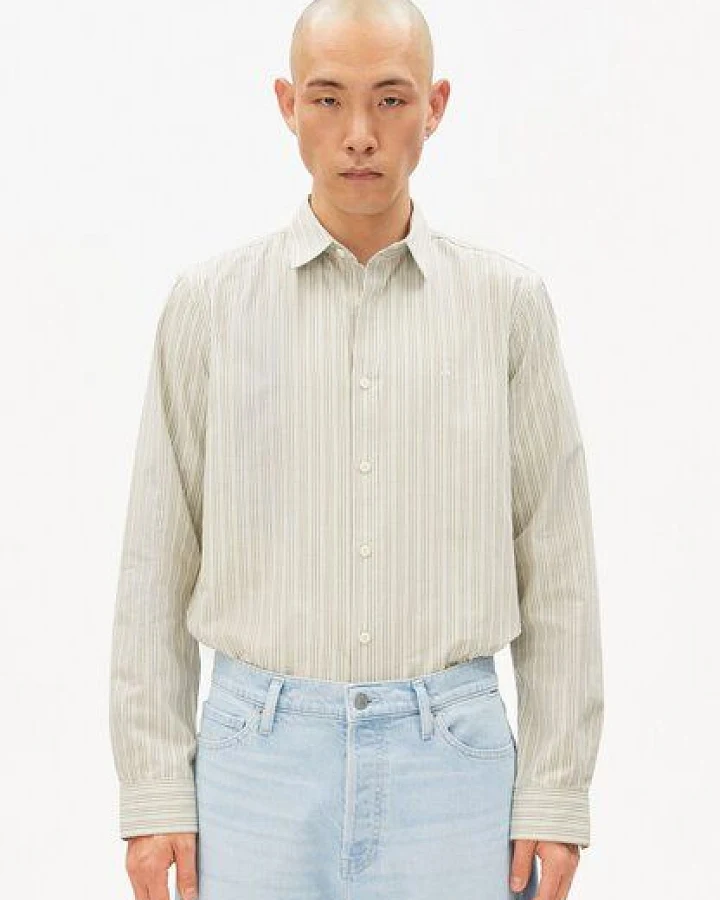 ARMEDANGELS STRIPE Herren Hemd aus Bio-Baumwolle