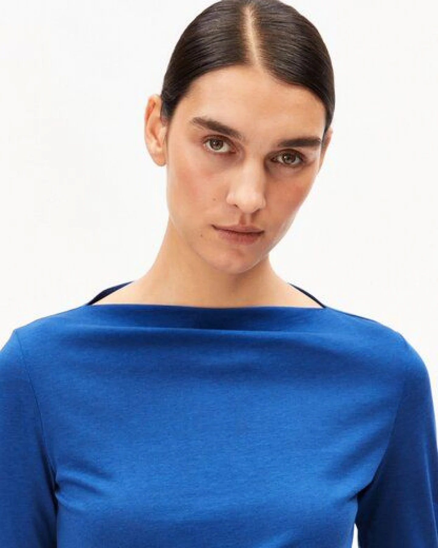 ARMEDANGELS BOAT NECK Damen Longsleeve aus TENCEL Lyocell Mix – Ansicht 3