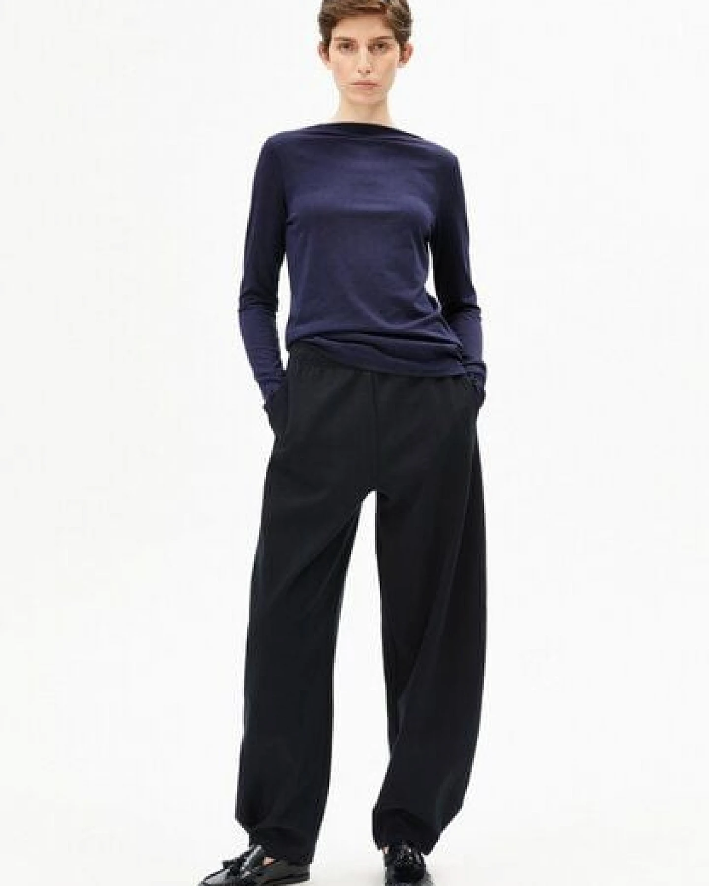 ARMEDANGELS BOAT NECK Damen Longsleeve aus TENCEL Lyocell Mix – Ansicht 4