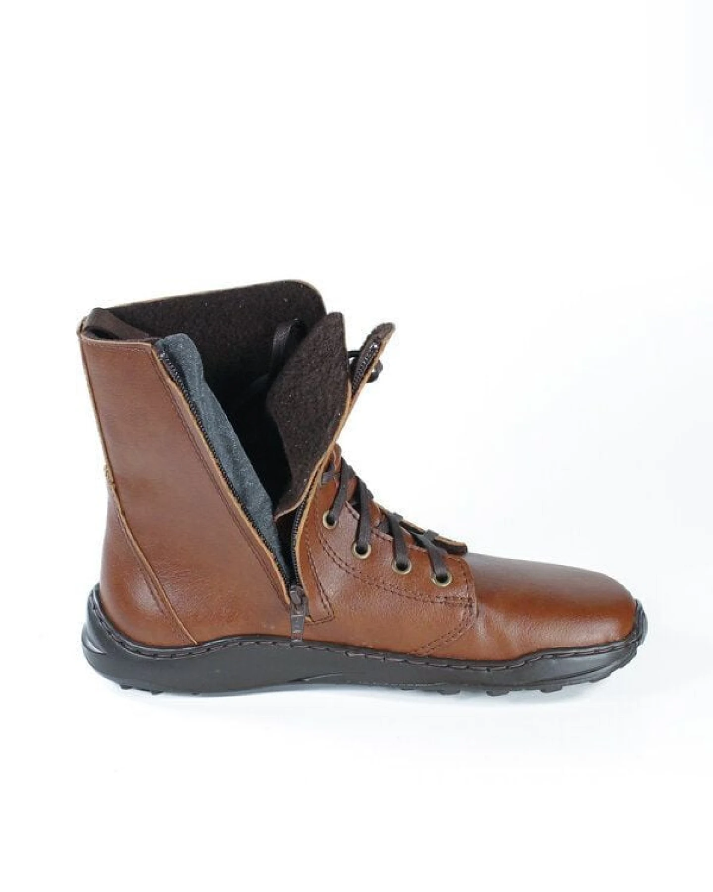 Fairticken Vegane Barefoot Stiefel BOGADO gefüttert mit Reißerverschluß (Microfaser) – Ansicht 4