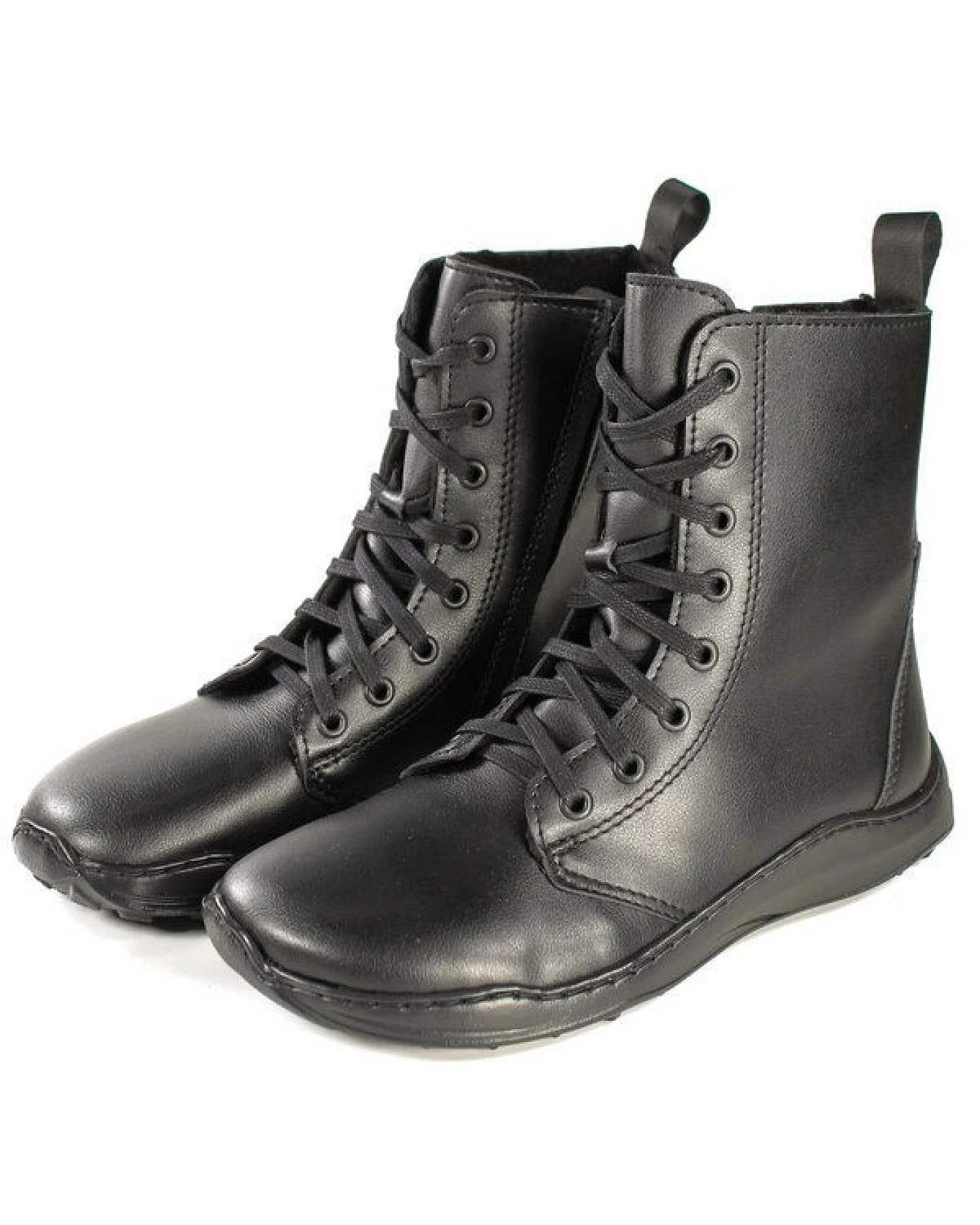 Fairticken Vegane Barefoot Stiefel BOGADO gefüttert mit Reißerverschluß (Microfaser) – Ansicht 4