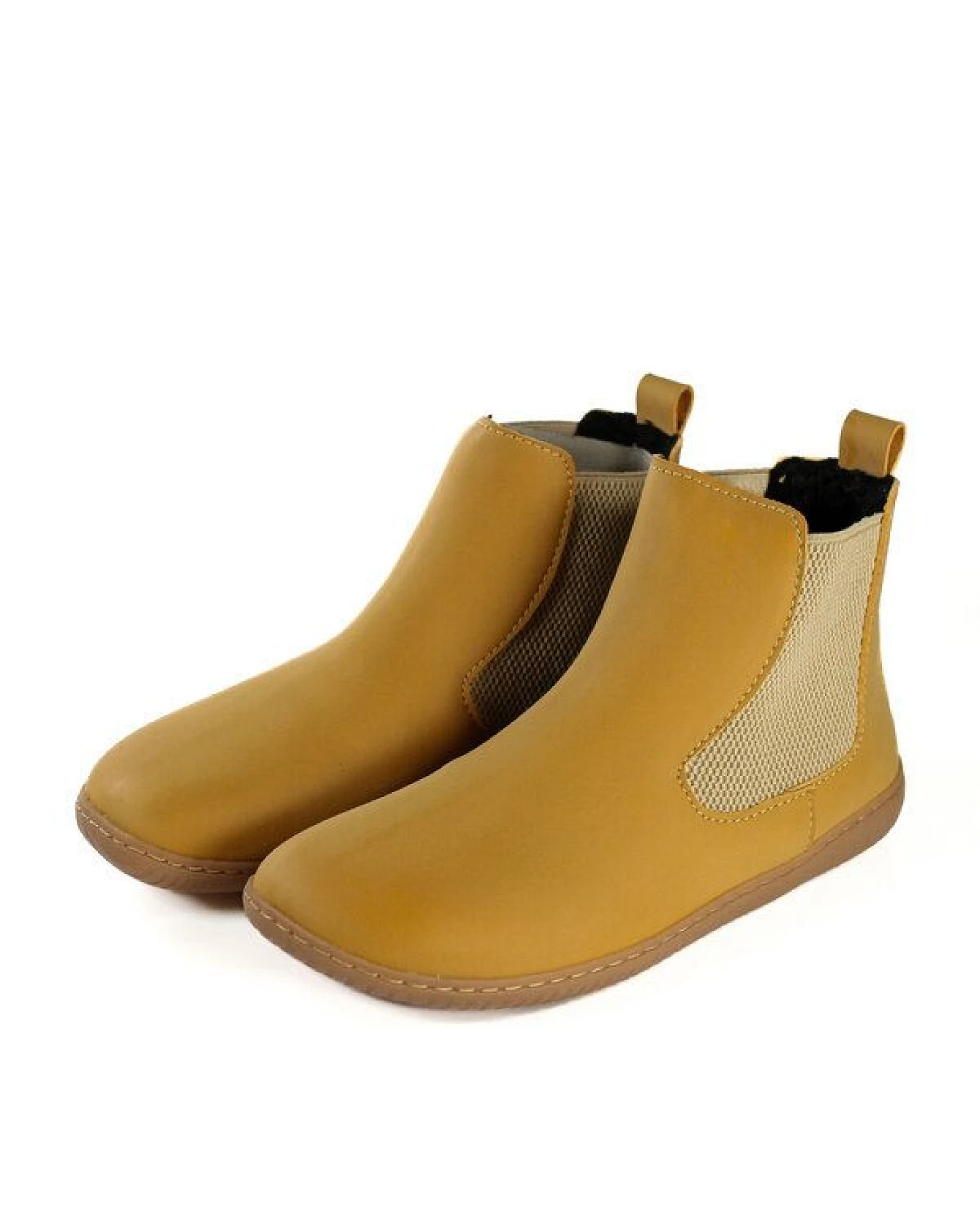 Fairticken Gefütterte vegane Barefoot Chelsea Boots ABELA – Ansicht 2