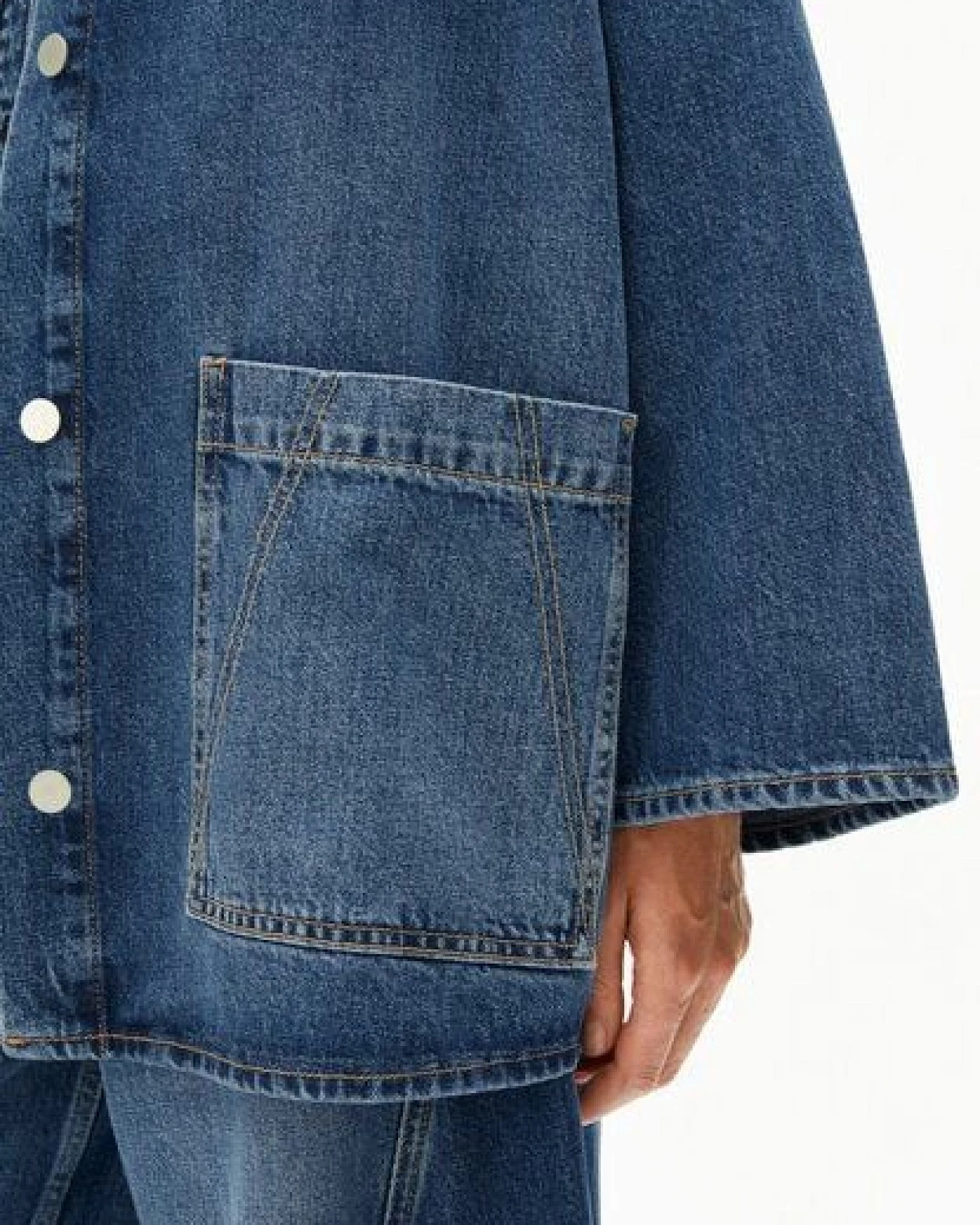 ARMEDANGELS DRAAPY DENIM Damen Jeansjacke aus TENCEL Lyocell Mix – Ansicht 4