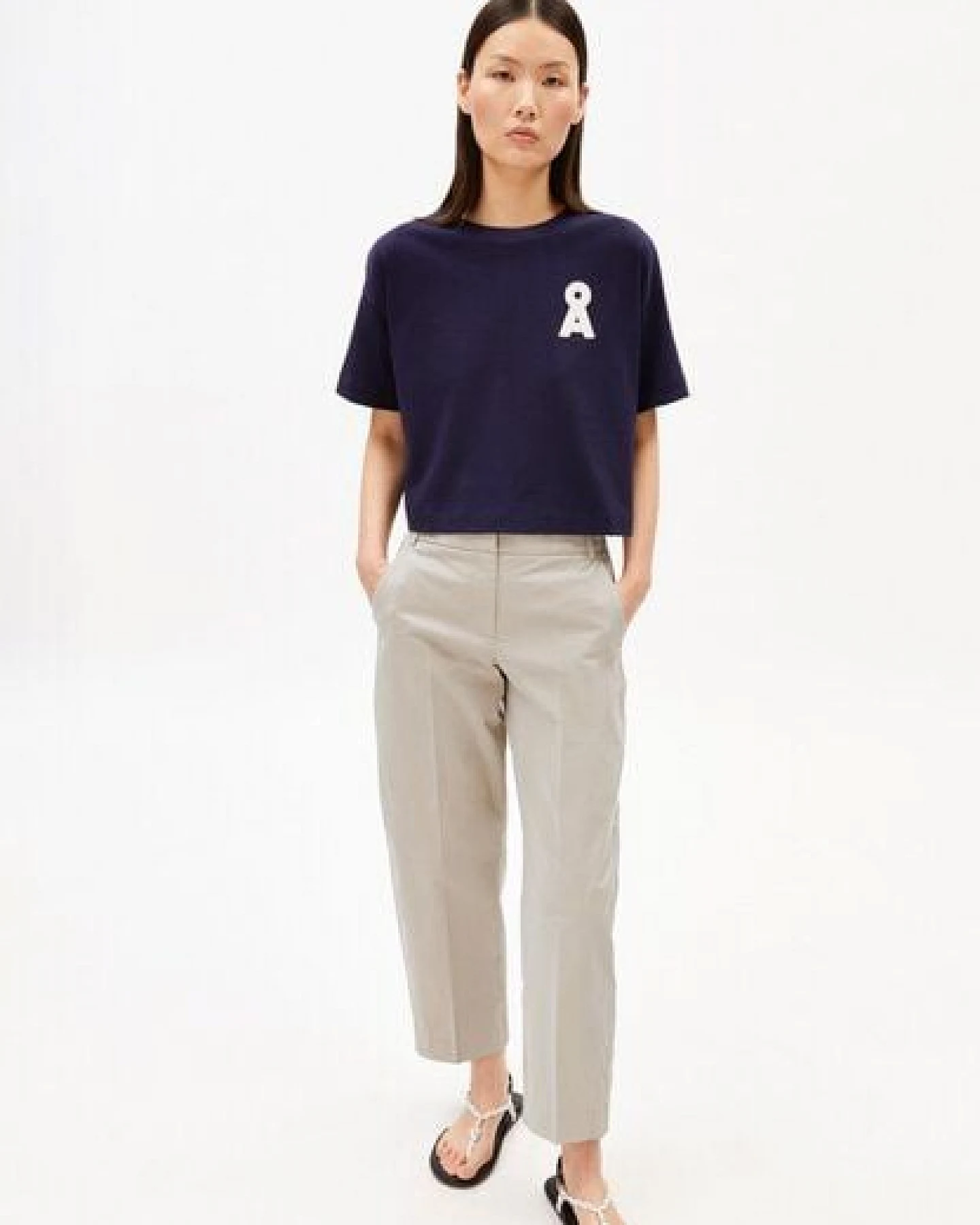 ARMEDANGELS BARREL TWILL Damen Webhose aus Bio-Baumwoll Mix – Ansicht 4