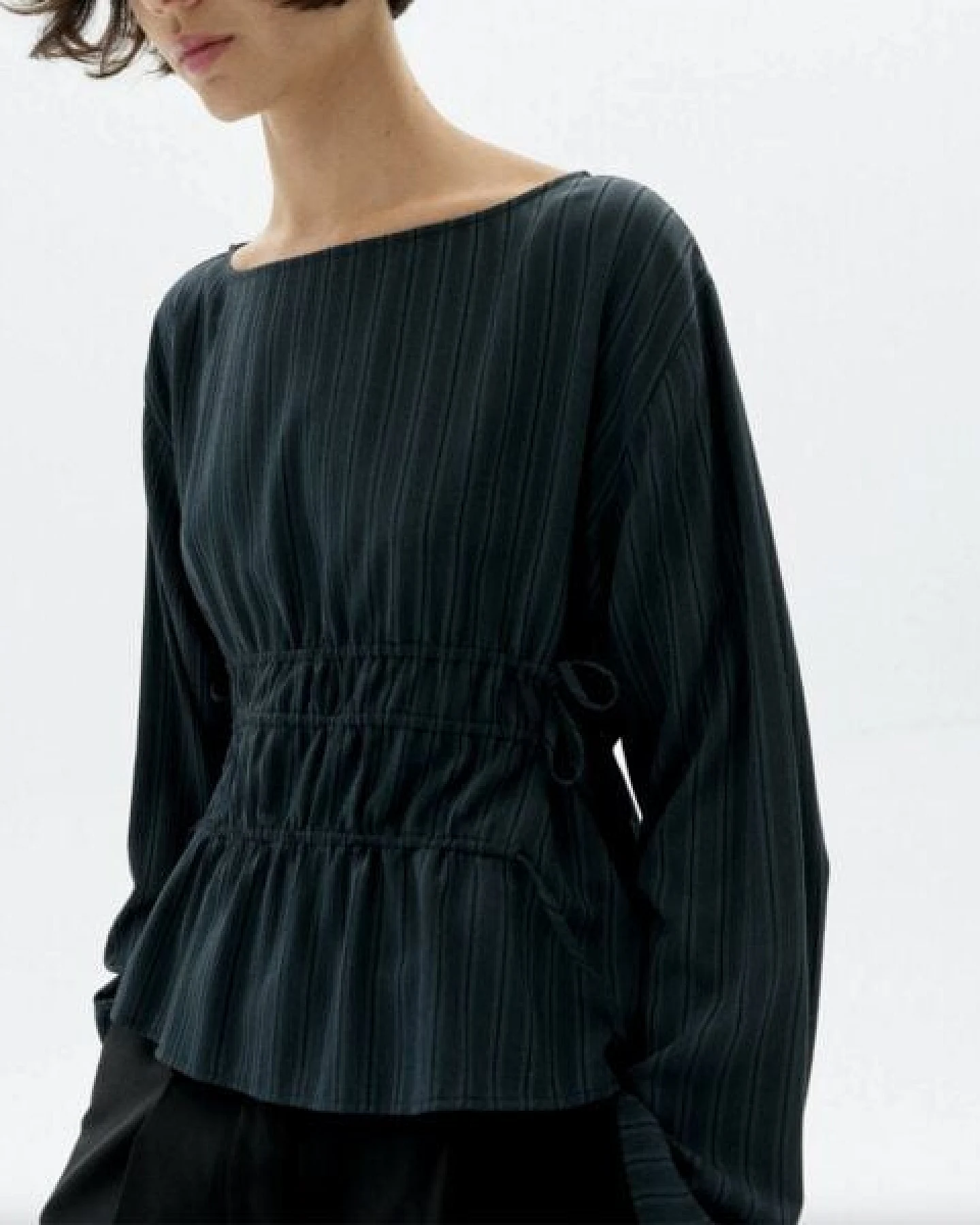 thinking mu Dark Green Devin Blouse – Ansicht 3