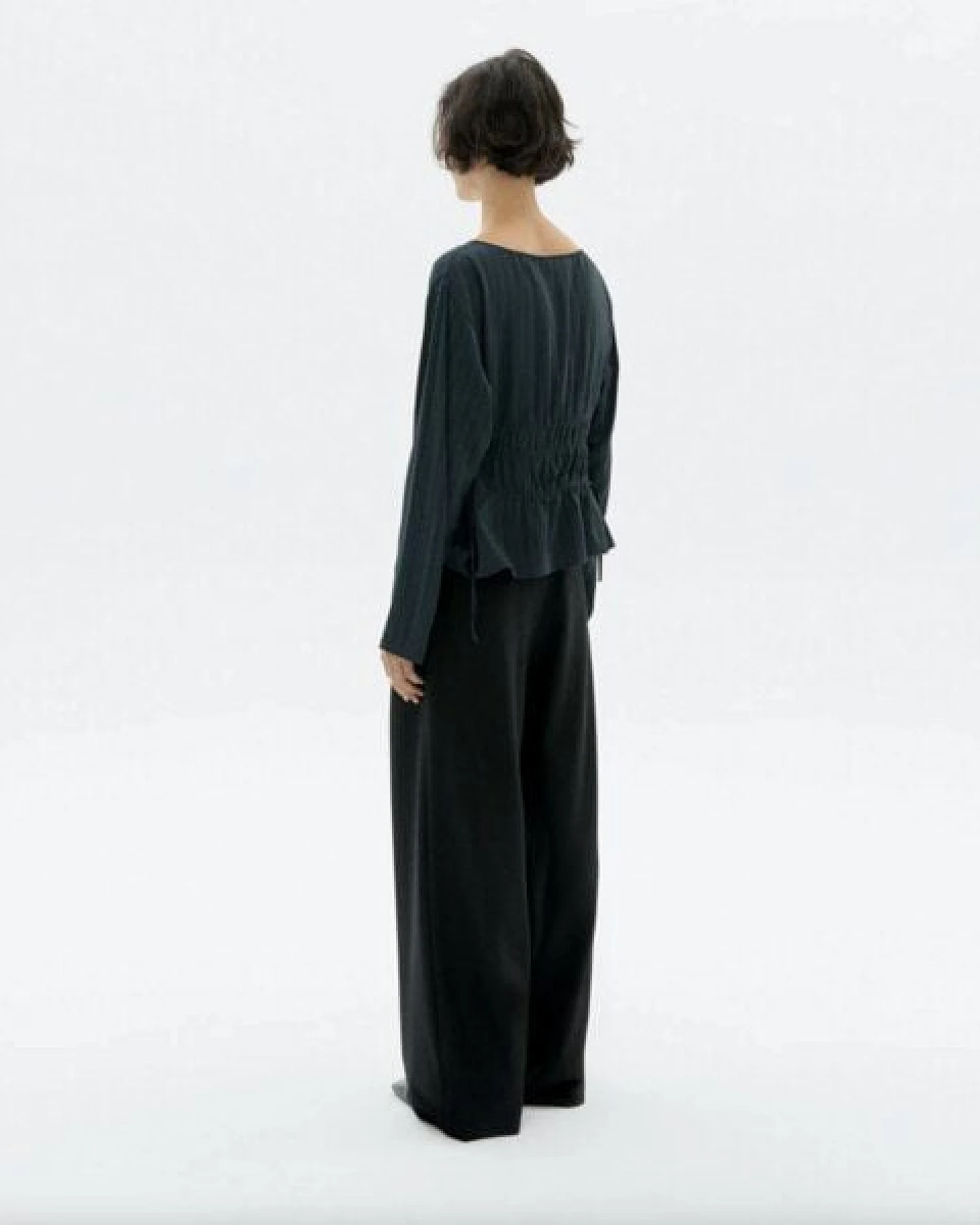 thinking mu Dark Green Devin Blouse – Ansicht 4