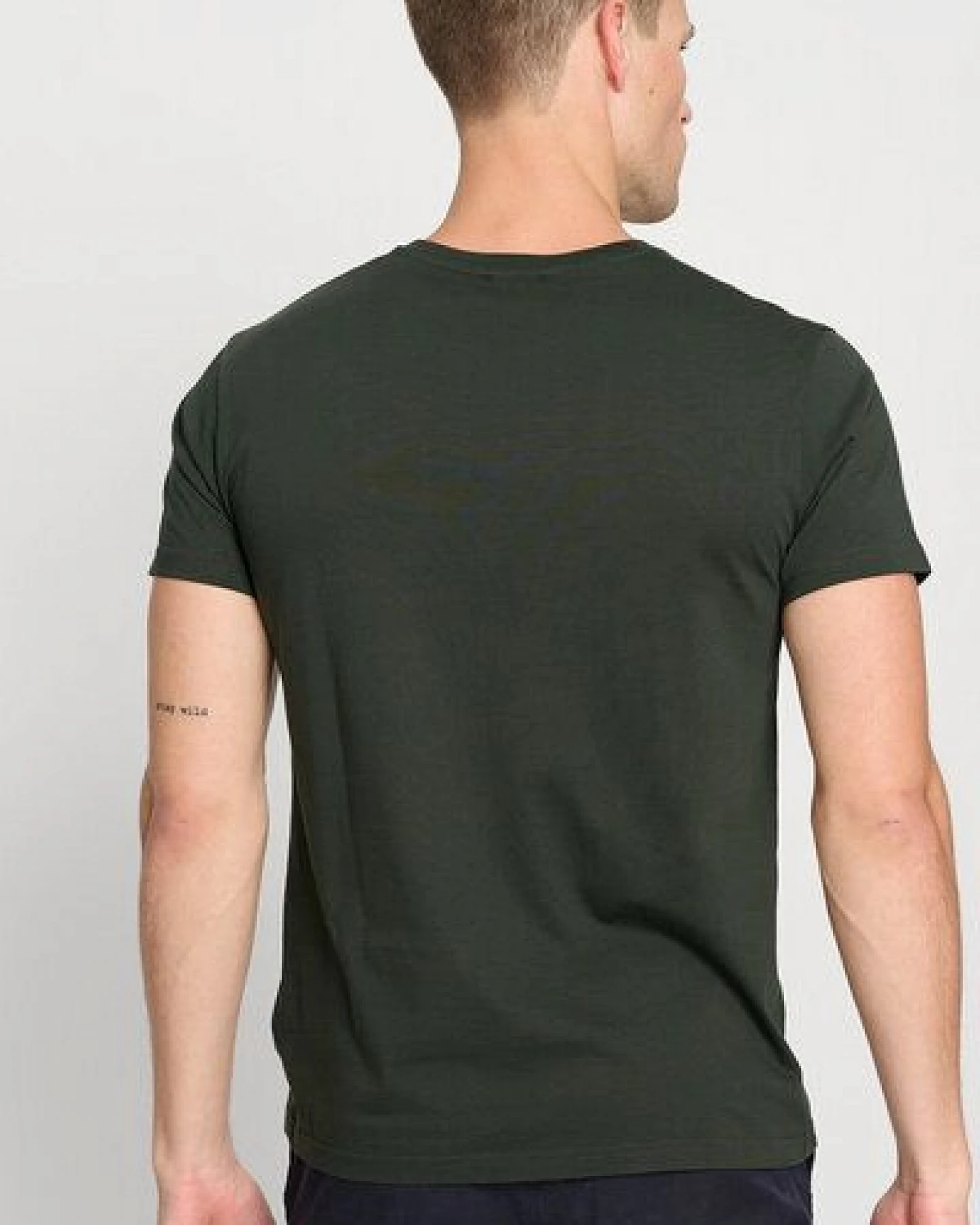 sanvt-store Das Perfekte T-Shirt - Dunkelgrün – Ansicht 3