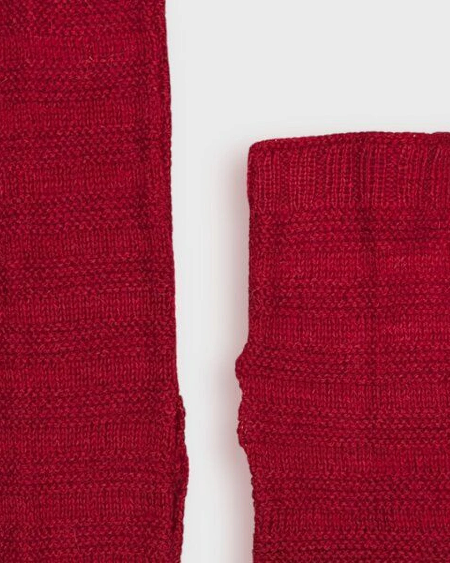 De Colores Pulswärmer mit Daumenloch Querrippe Alpaka – Ansicht 2