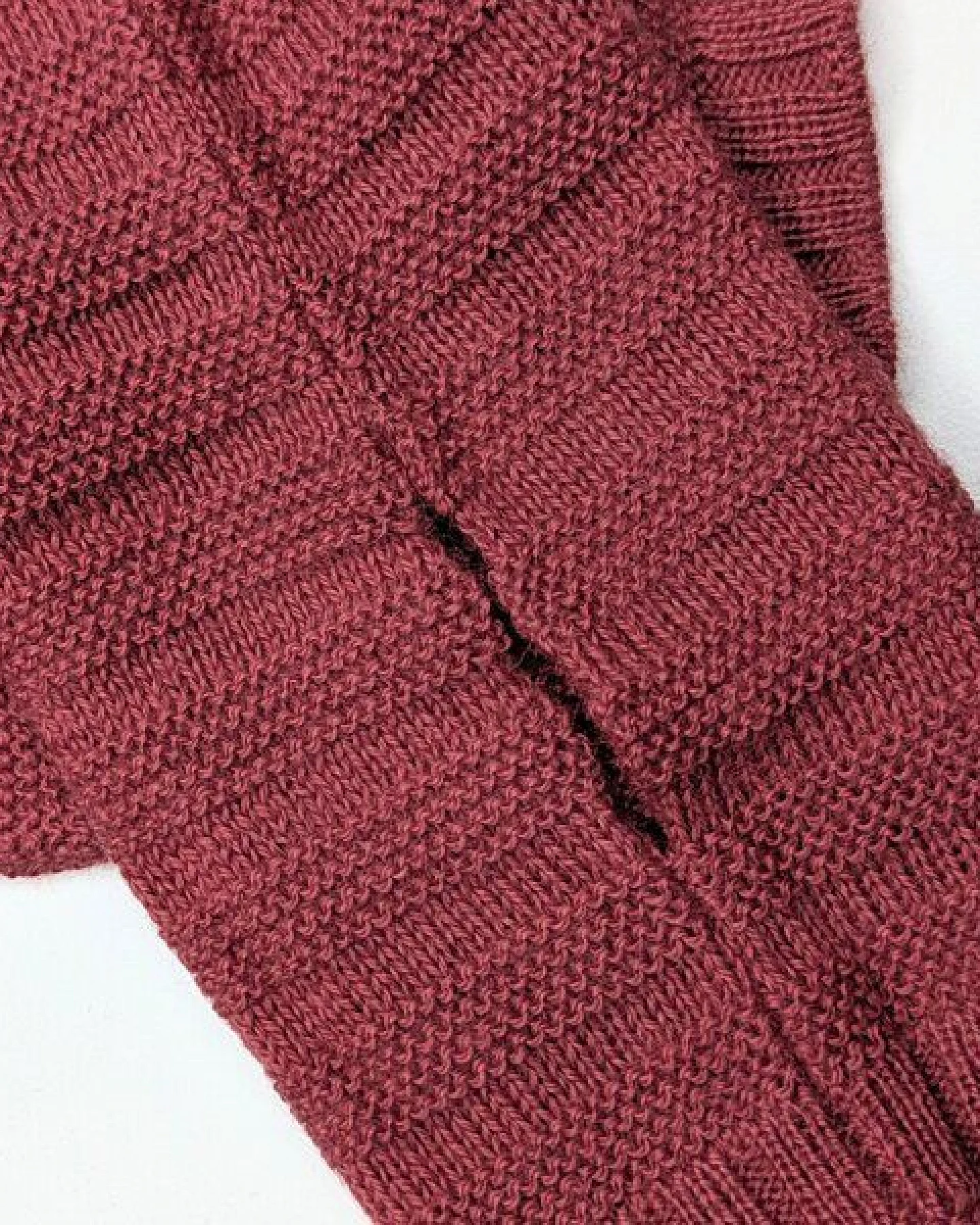 De Colores Pulswärmer mit Daumenloch Querrippe Alpaka – Ansicht 2