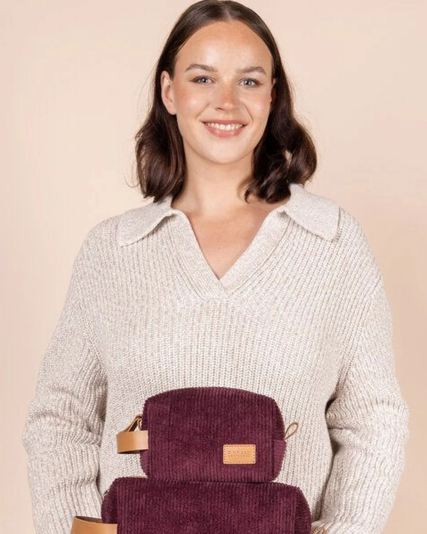 O MY BAG Ted Travel Case Small Apple Leather – Ansicht 3