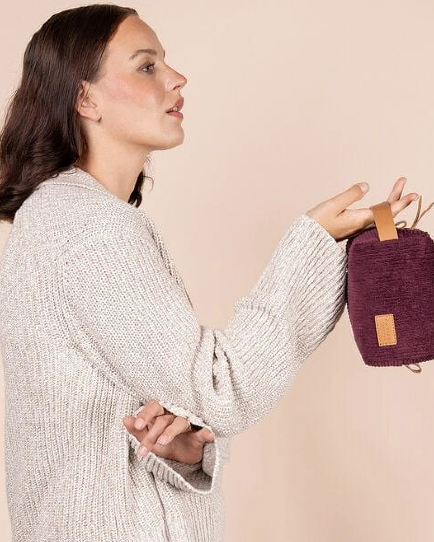O MY BAG Ted Travel Case Small Apple Leather – Ansicht 4