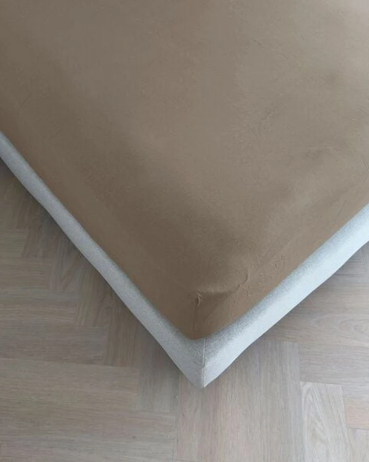 Kayori Topper Spannbetttuch Baumwollsatin