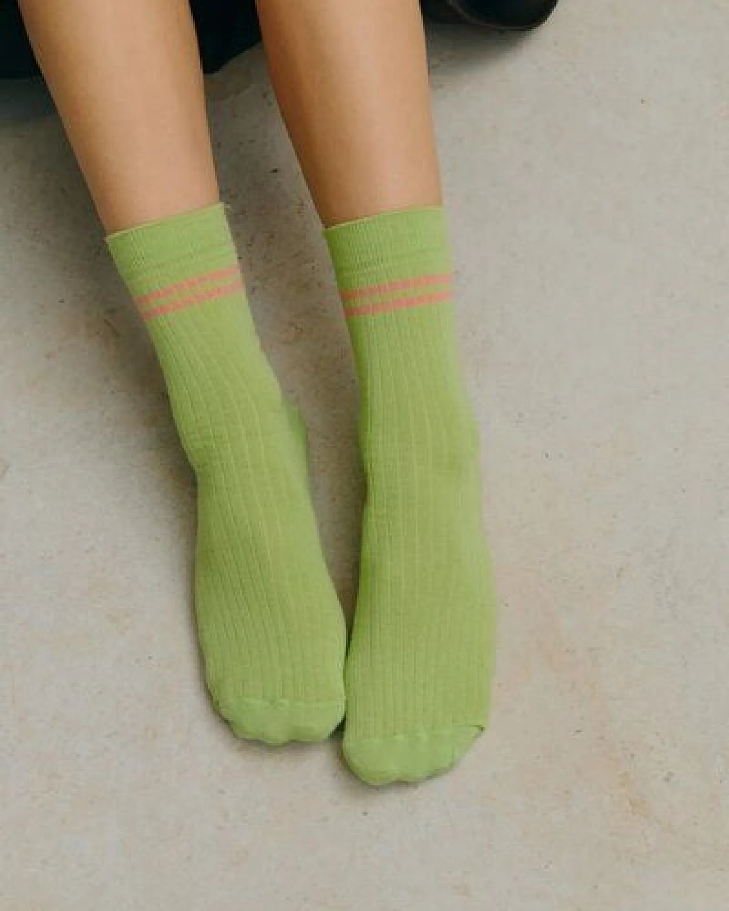 Jutelaune Greenish Stripe Socks – Ansicht 4