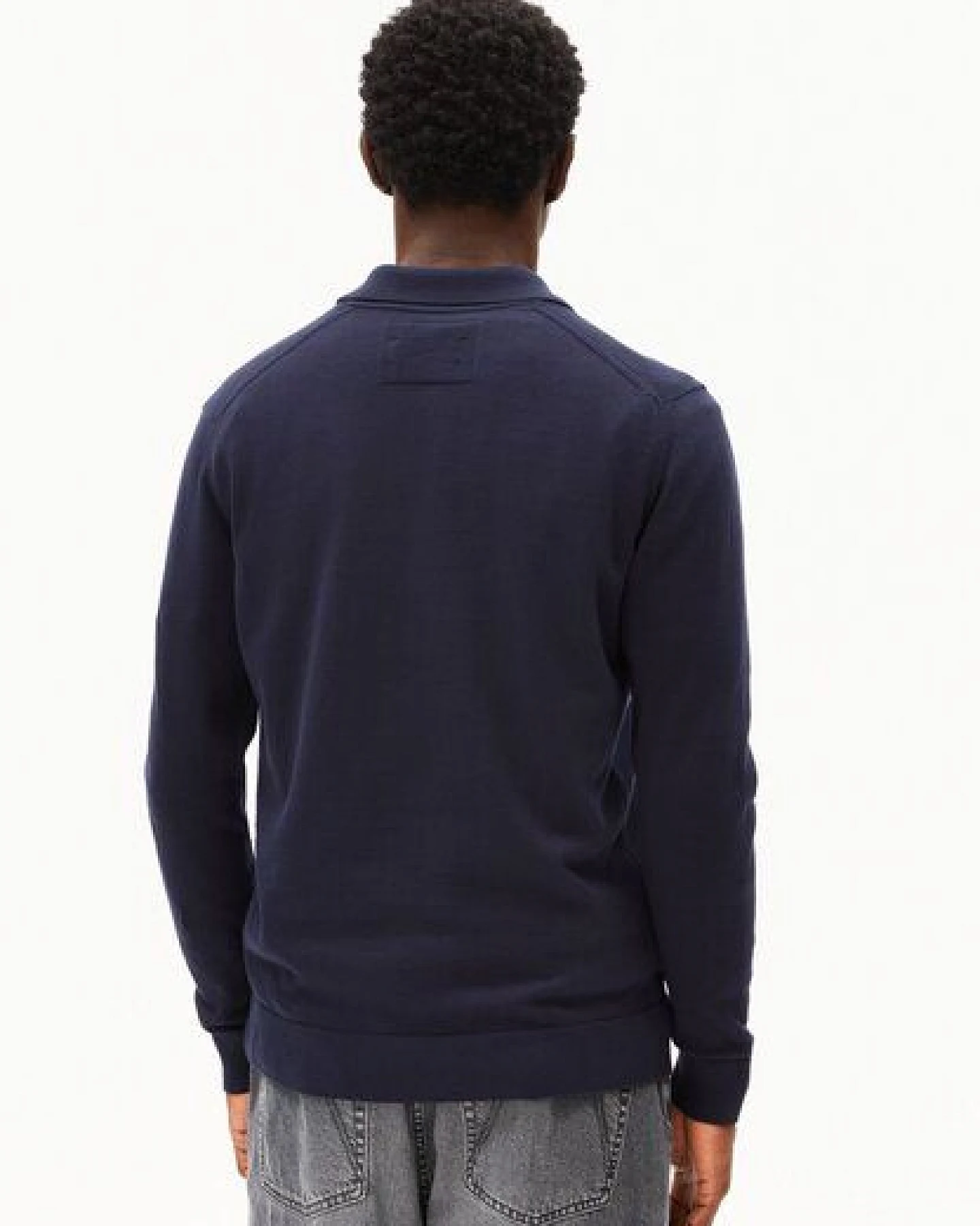 ARMEDANGELS KNIT POLO Herren Polo aus Bio-Baumwolle – Ansicht 2