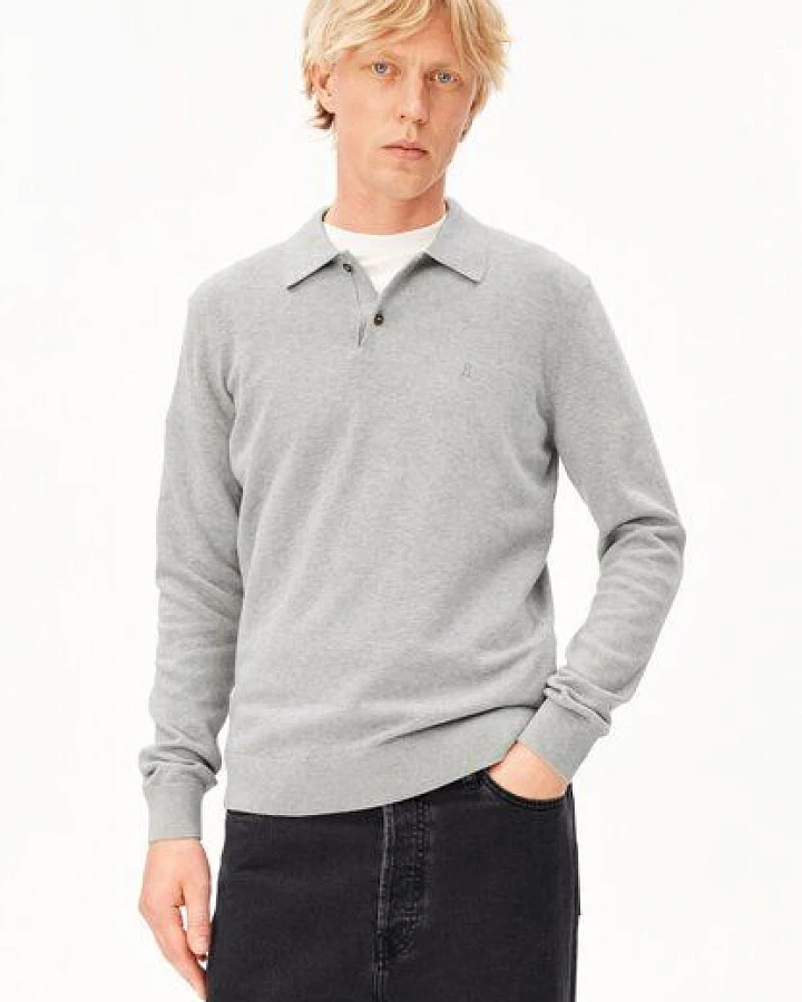 Produktseite: ARMEDANGELS KNIT POLO Herren Polo aus Bio-Baumwolle