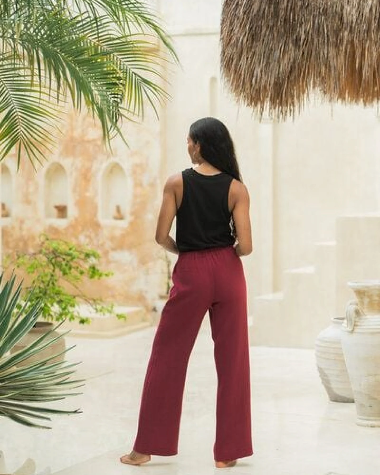 YogiLiebe Damen Tank Top „Flow“ aus Bio-Baumwolle – weich, sicher & zeitlos – Ansicht 3