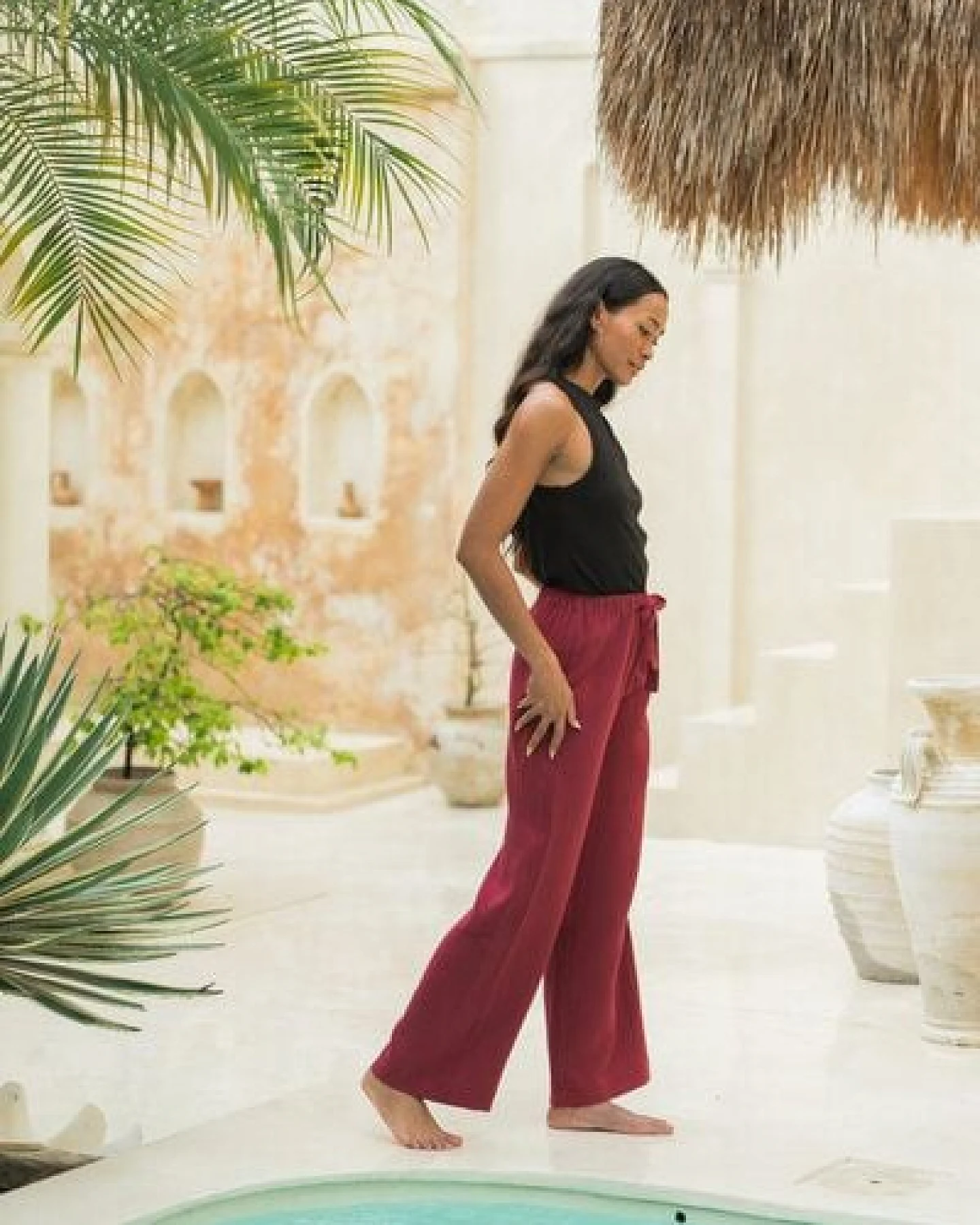 YogiLiebe Damen Tank Top „Flow“ aus Bio-Baumwolle – weich, sicher & zeitlos – Ansicht 2