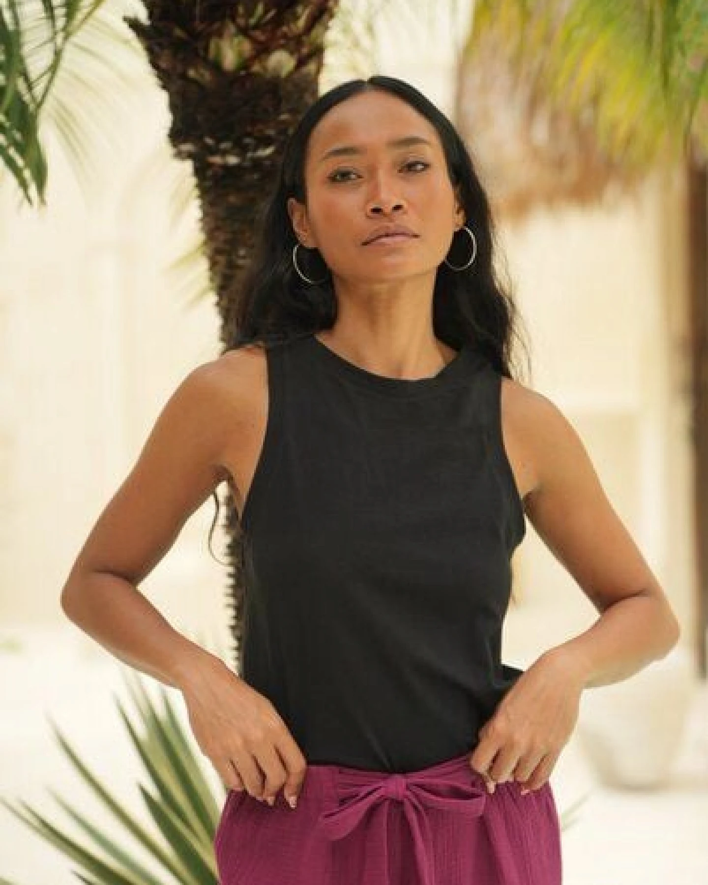 YogiLiebe Damen Tank Top „Flow“ aus Bio-Baumwolle – weich, sicher & zeitlos – Ansicht 4