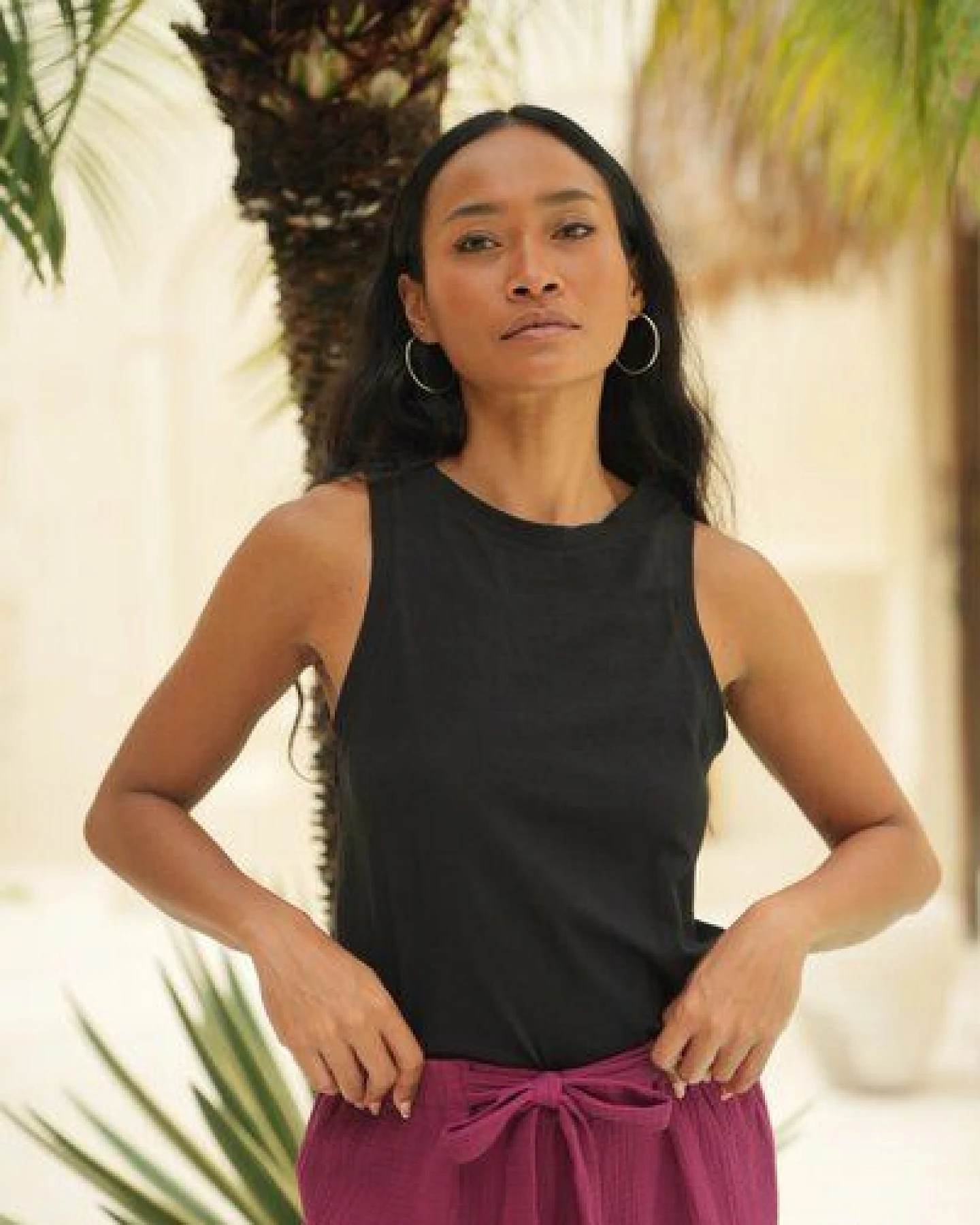 YogiLiebe Damen Tank Top „Flow“ aus Bio-Baumwolle – weich, sicher & zeitlos – Ansicht 4