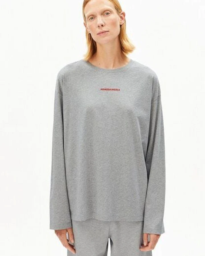 ARMEDANGELS FIETAA SMILE Damen Longsleeve aus Bio-Baumwolle