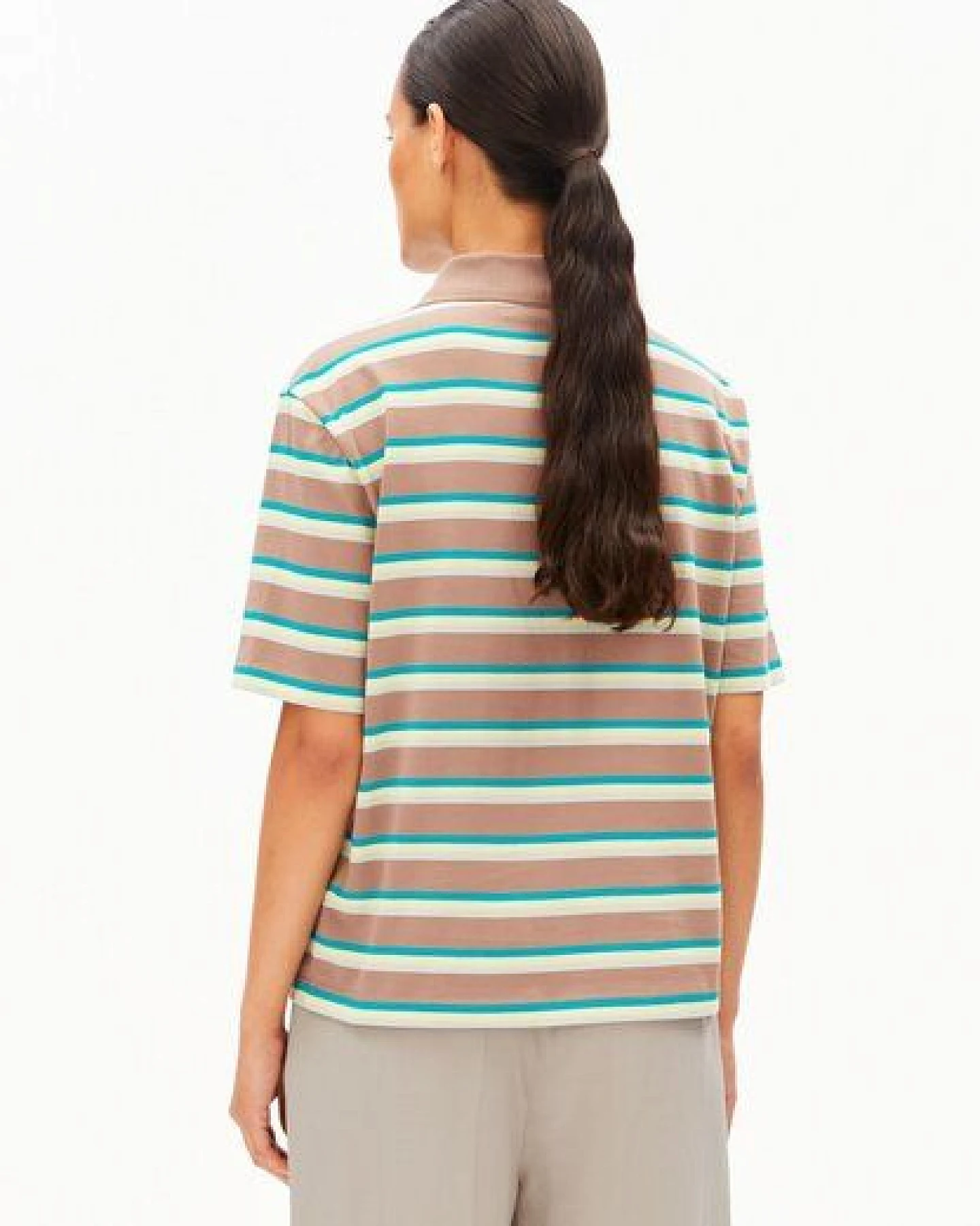 ARMEDANGELS STRIPE Damen T-Shirt aus Bio-Baumwolle – Ansicht 2