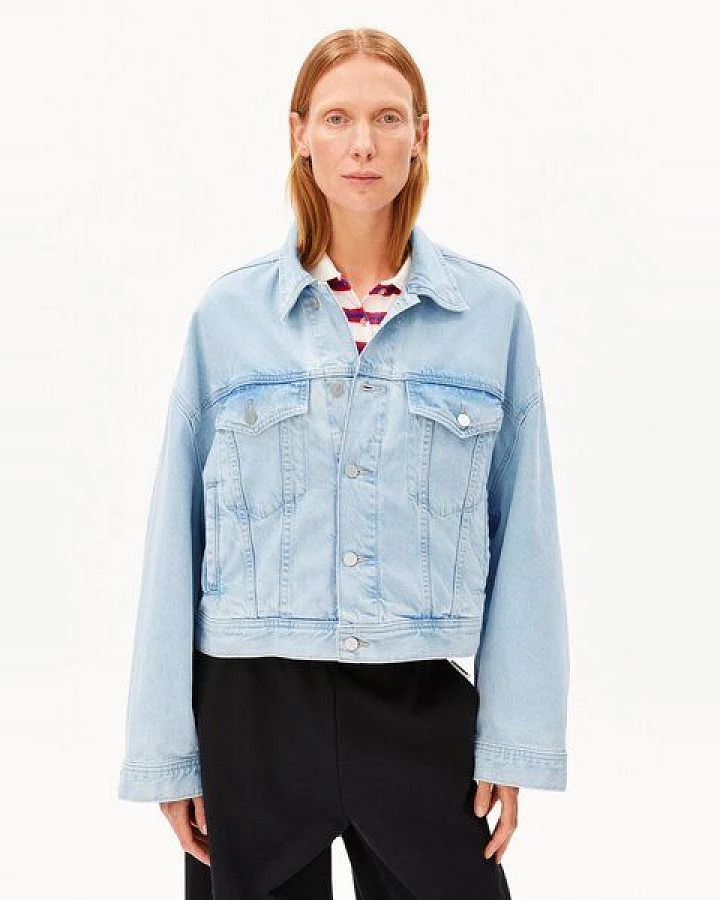 ARMEDANGELS PAASITHE DENIM Damen Jeansjacke aus recyceltem Baumwoll Mix