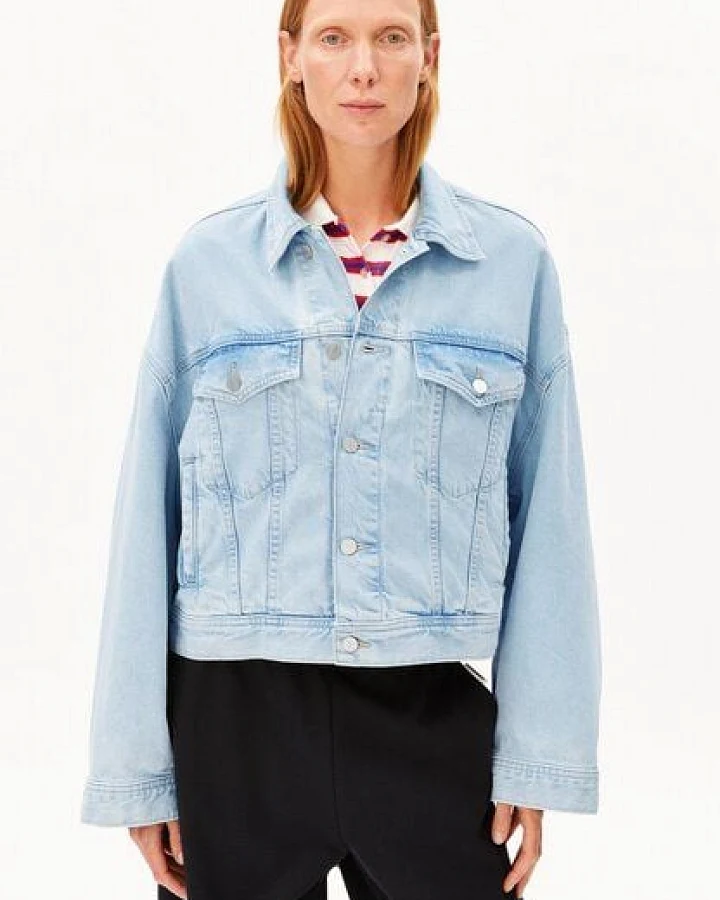 ARMEDANGELS PAASITHE DENIM Damen Jeansjacke aus recyceltem Baumwoll Mix