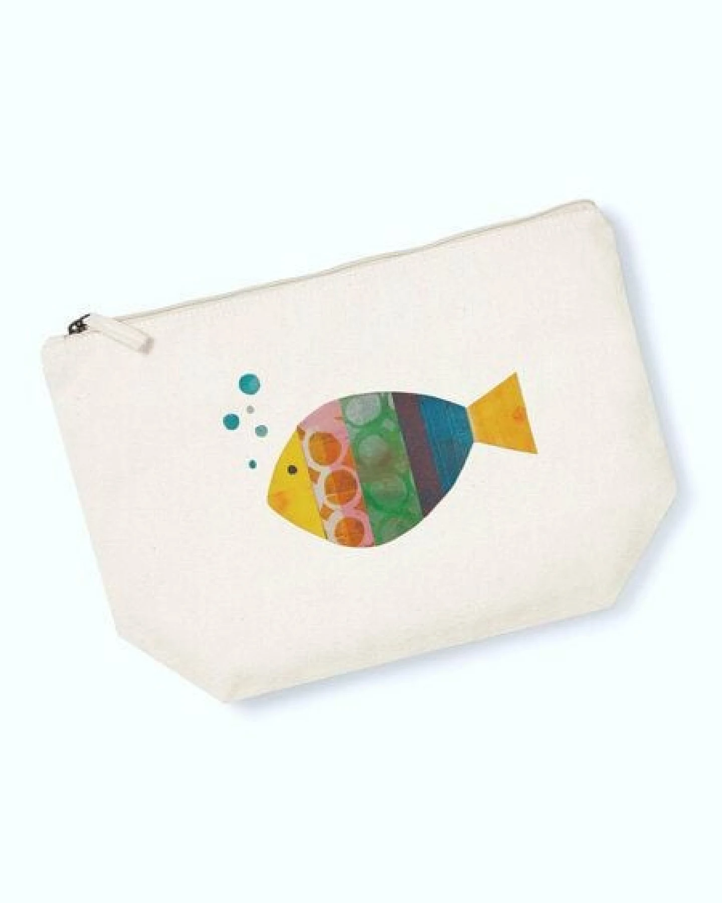 Meladi Accessoire-Taschen aus Biobaumwolle - Größe L Fisch – Ansicht 4