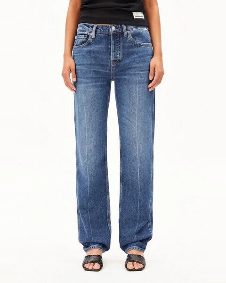 ARMEDANGELS AAVELINE Damen Straight Jeans aus Lyocell-Baumwoll-Mix