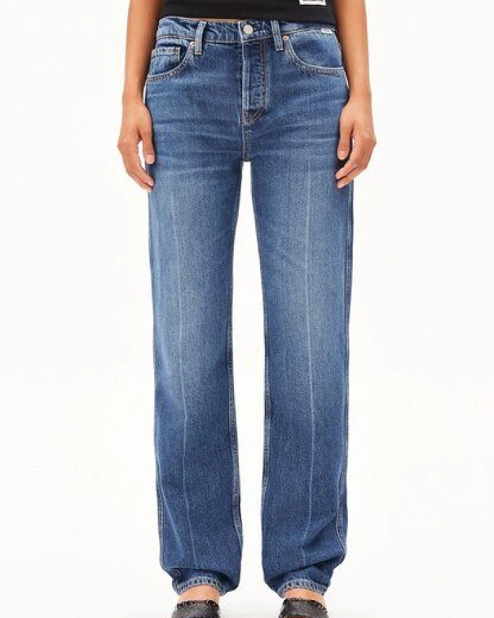 ARMEDANGELS AAVELINE Damen Straight Jeans aus Lyocell-Baumwoll-Mix