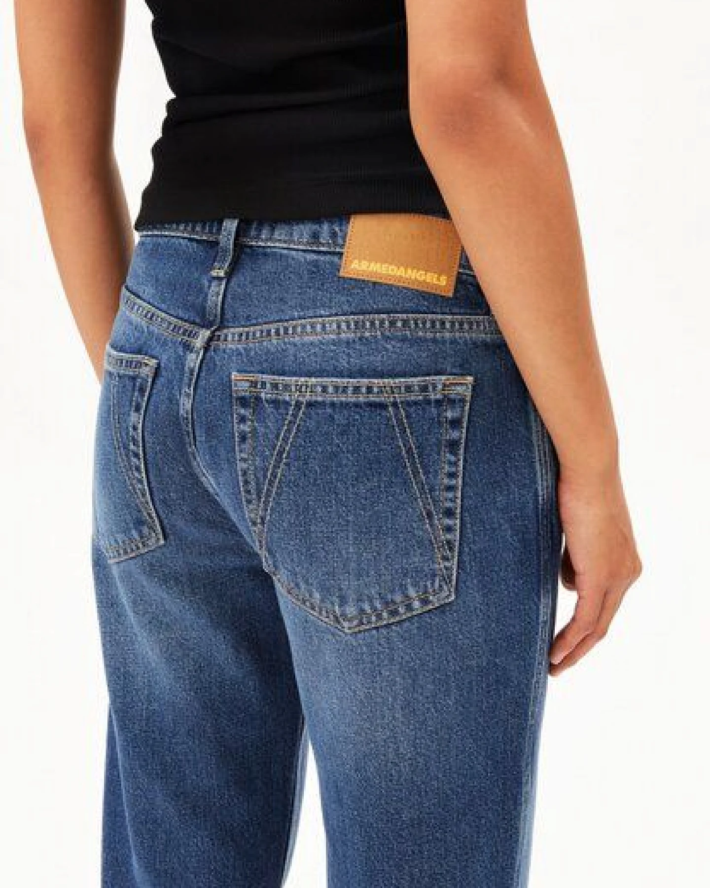 ARMEDANGELS AAVELINE Damen Straight Jeans aus Lyocell-Baumwoll-Mix – Ansicht 3