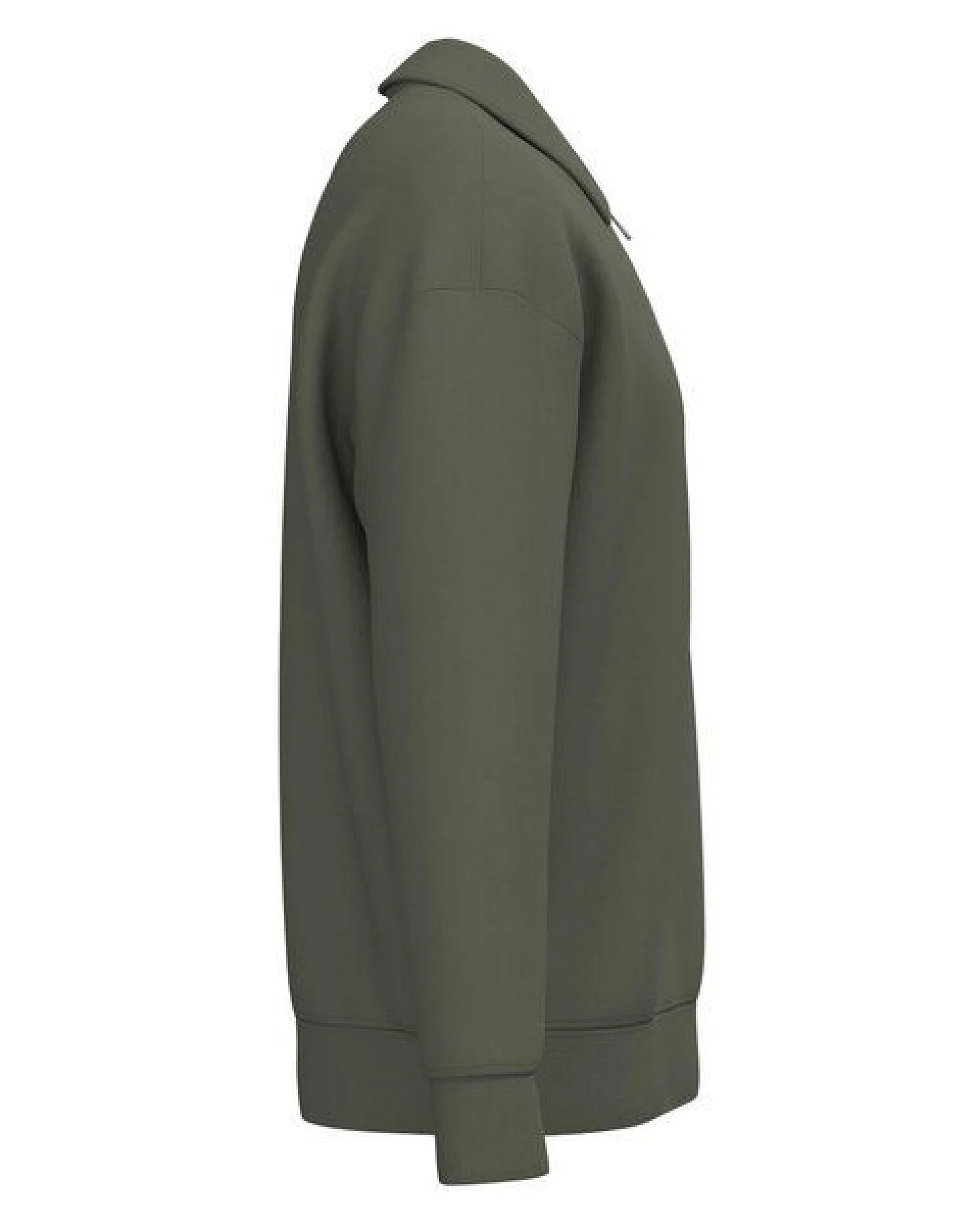 YTWOO Unisex-Sweatshirt mit Zipper und Polokragen – Ansicht 2