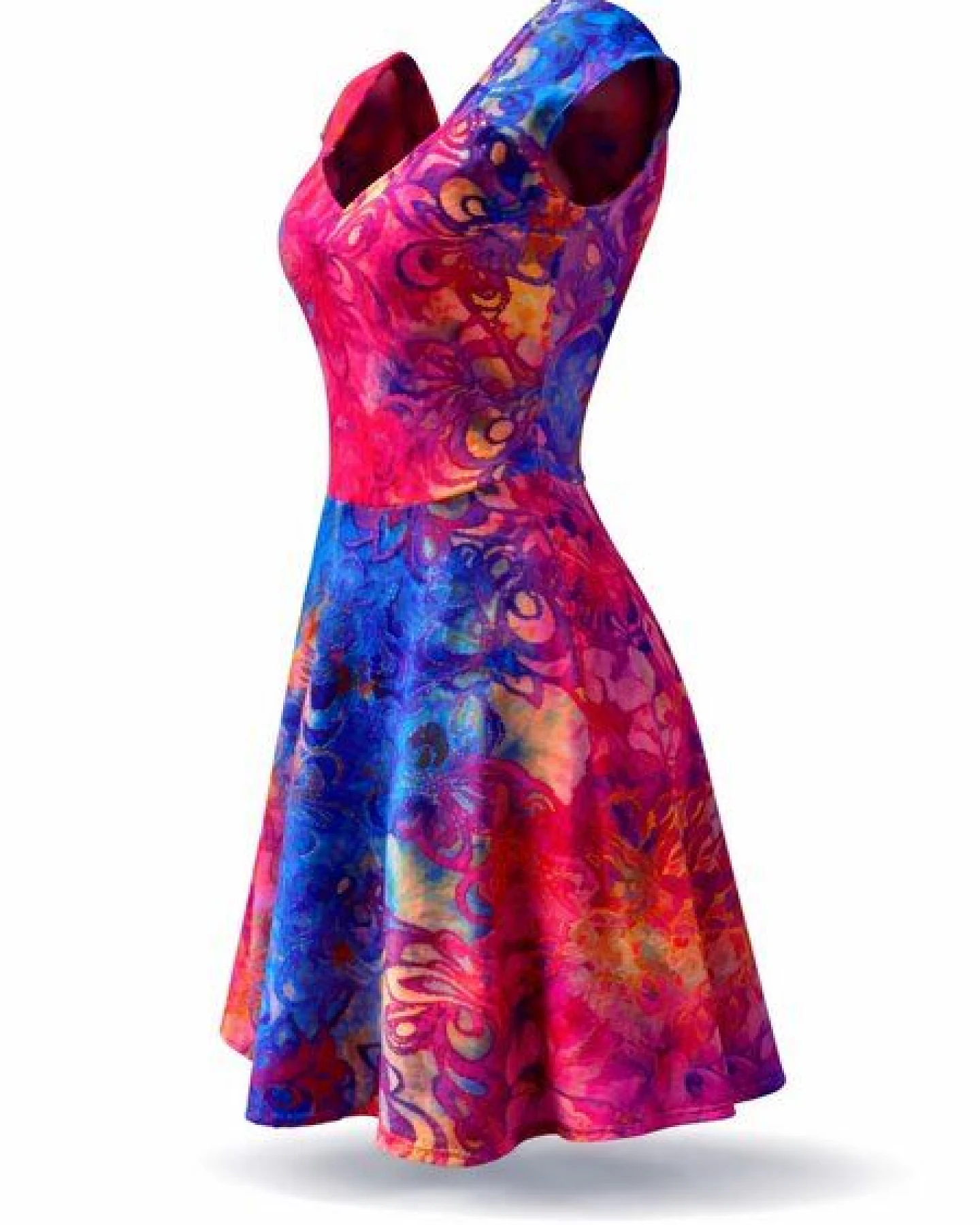 Sophia Pirrera Hippie-Kleid "Tramonto" – Ansicht 3