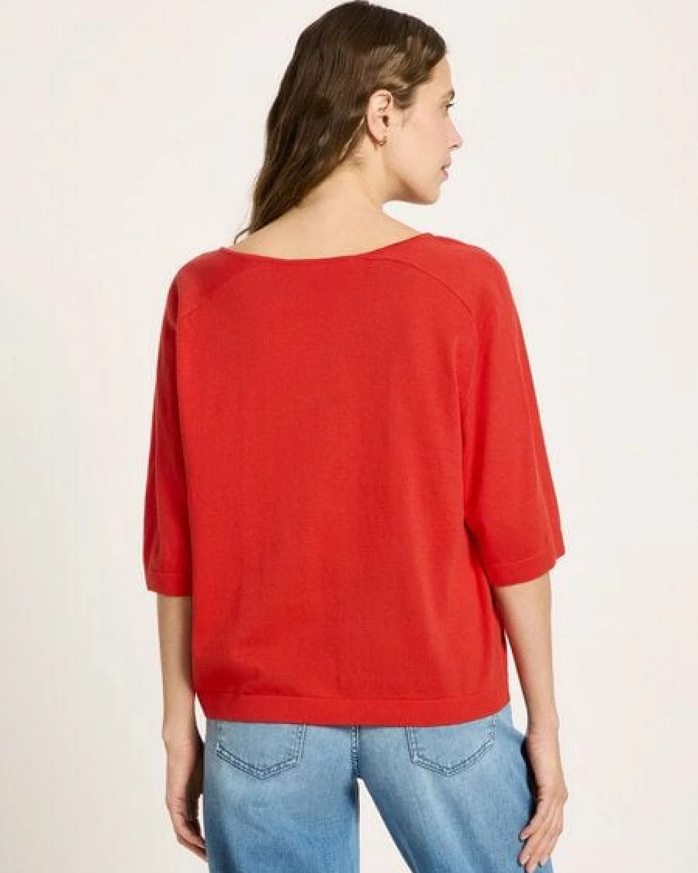 LANIUS Strickshirt aus Bio-Baumwolle – Ansicht 4