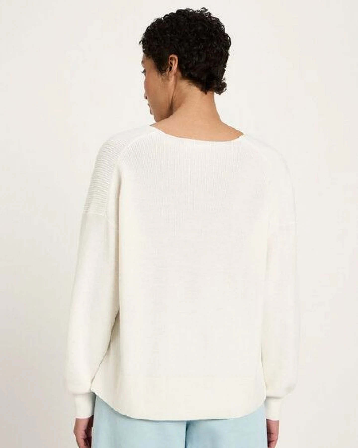 LANIUS Pullover mit V-Ausschnitt – Ansicht 3