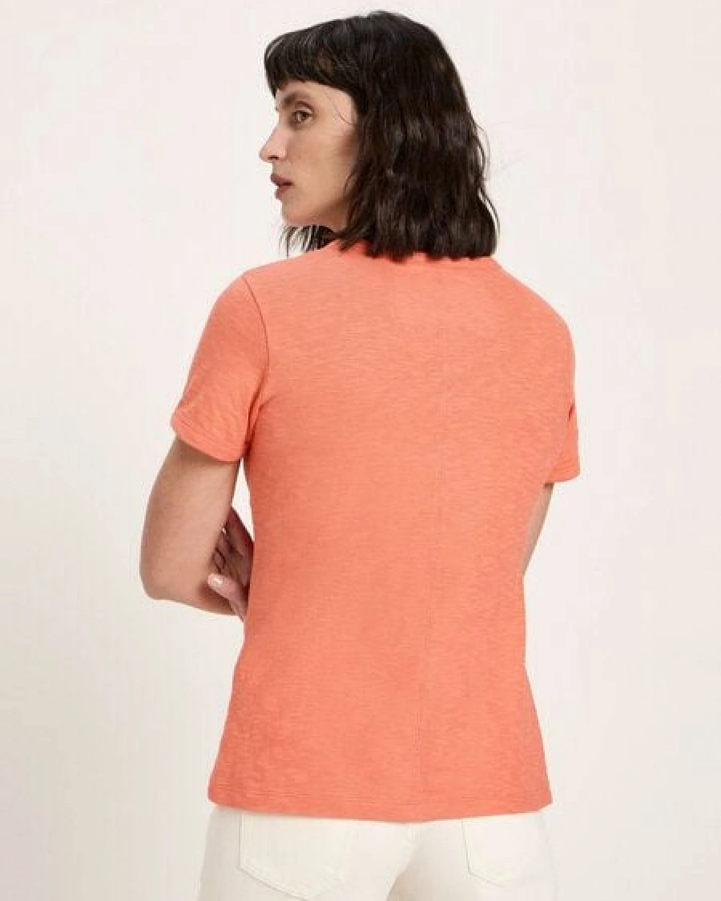 LANIUS Kurzarmshirt (GOTS) aus Bio-Baumwolle – Ansicht 4