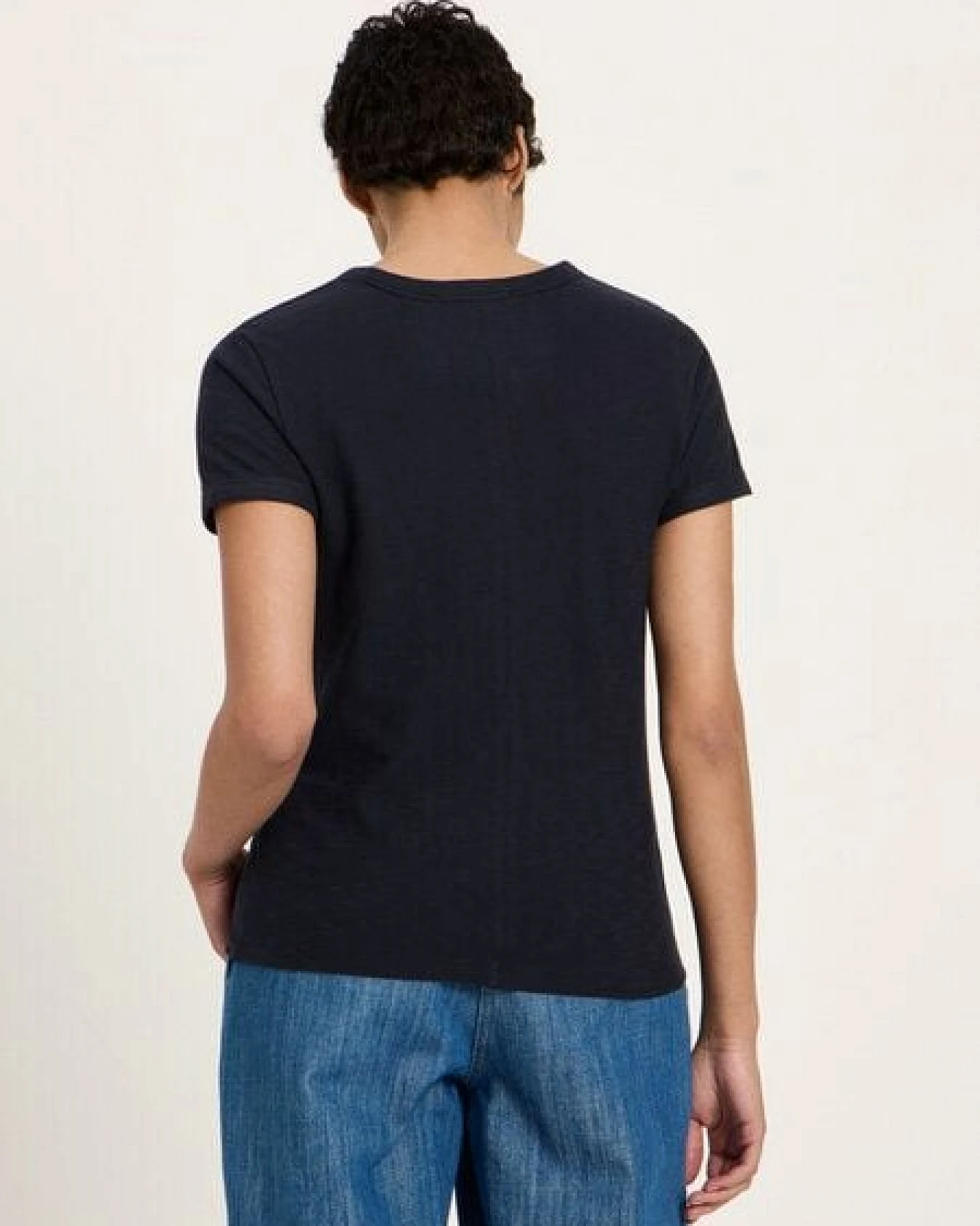 LANIUS Kurzarmshirt (GOTS) aus Bio-Baumwolle – Ansicht 3