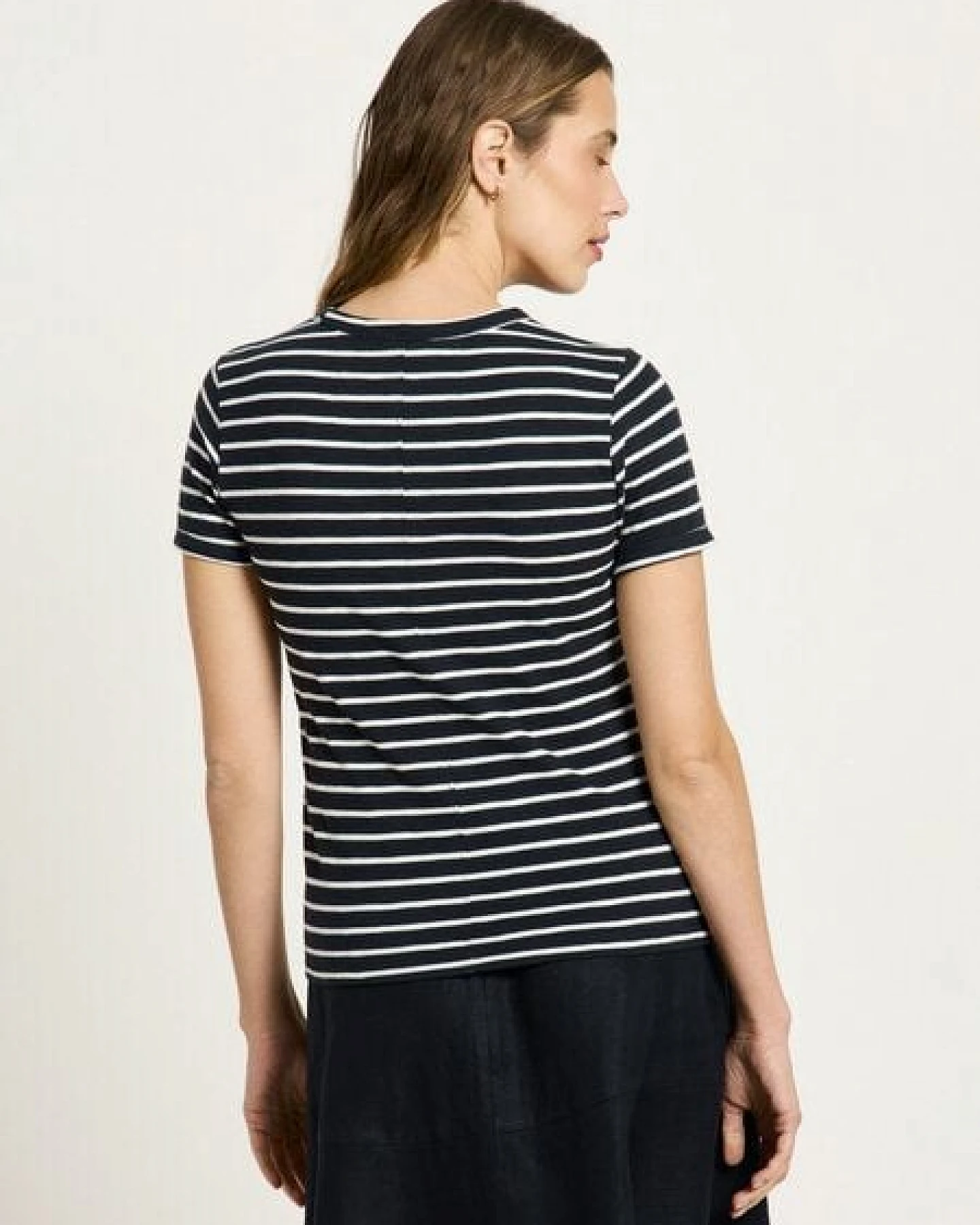 LANIUS Kurzarmshirt (GOTS) aus Bio-Baumwolle – Ansicht 3