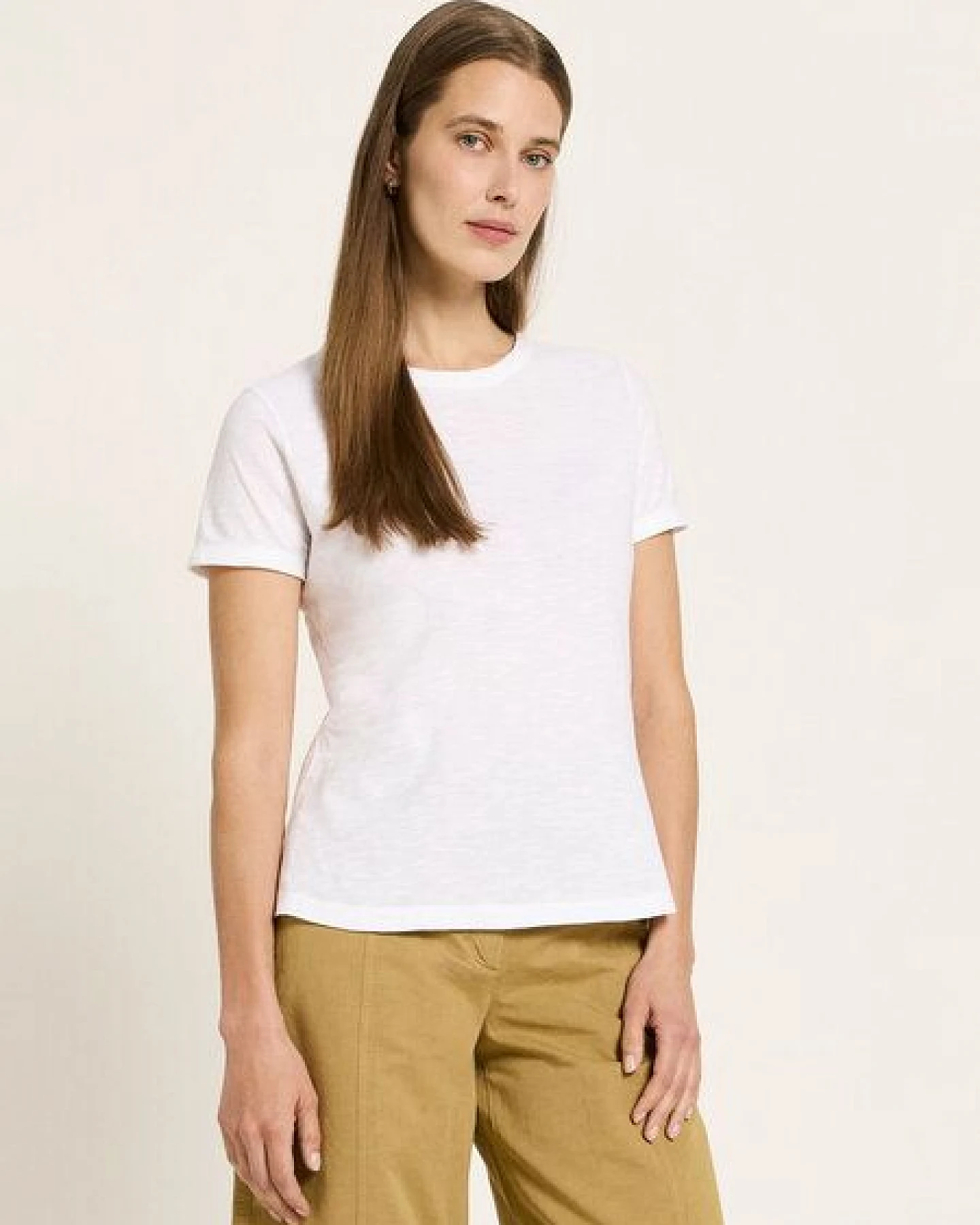 LANIUS Kurzarmshirt (GOTS) aus Bio-Baumwolle – Ansicht 3