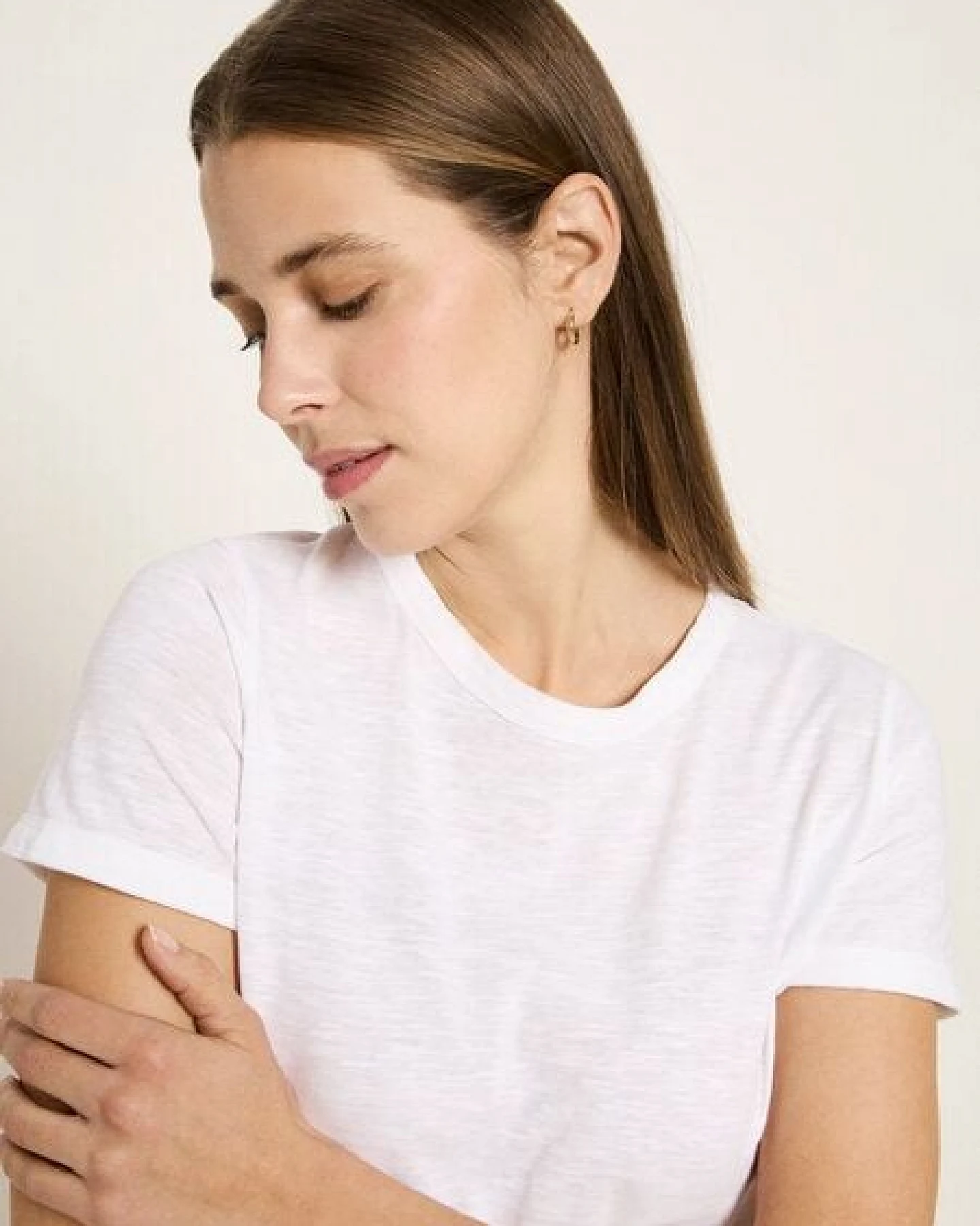 LANIUS Kurzarmshirt (GOTS) aus Bio-Baumwolle – Ansicht 4