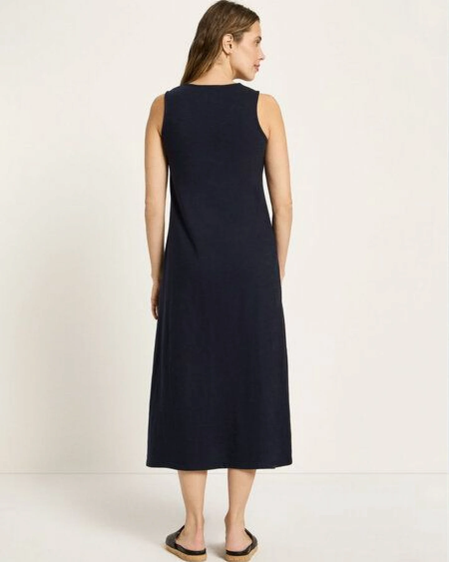 LANIUS Maxikleid (GOTS) aus Bio-Baumwolle – Ansicht 3